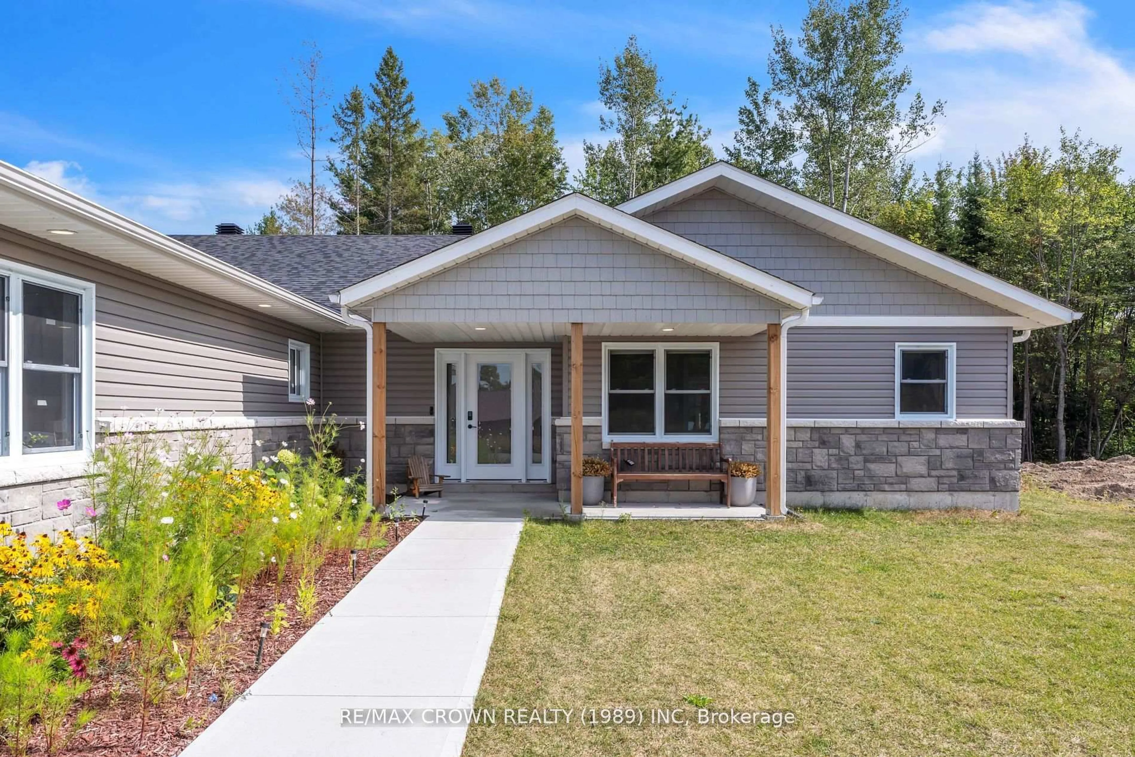 Home with vinyl exterior material, street for 51 Masson Lane, Callander Ontario P0H 1H0