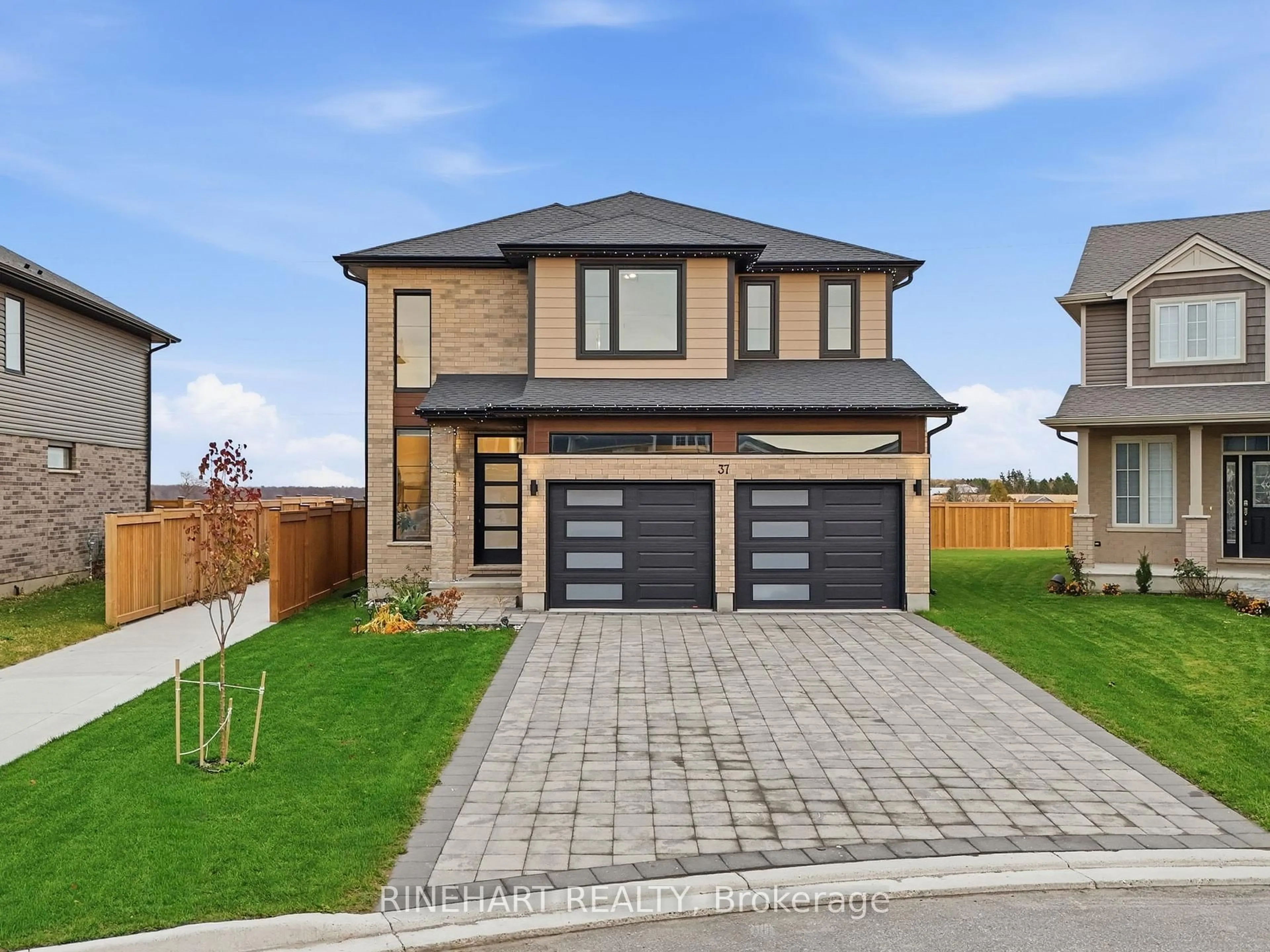 Home with brick exterior material, street for 37 Evylean Crt, St. Thomas Ontario N5R 0P6