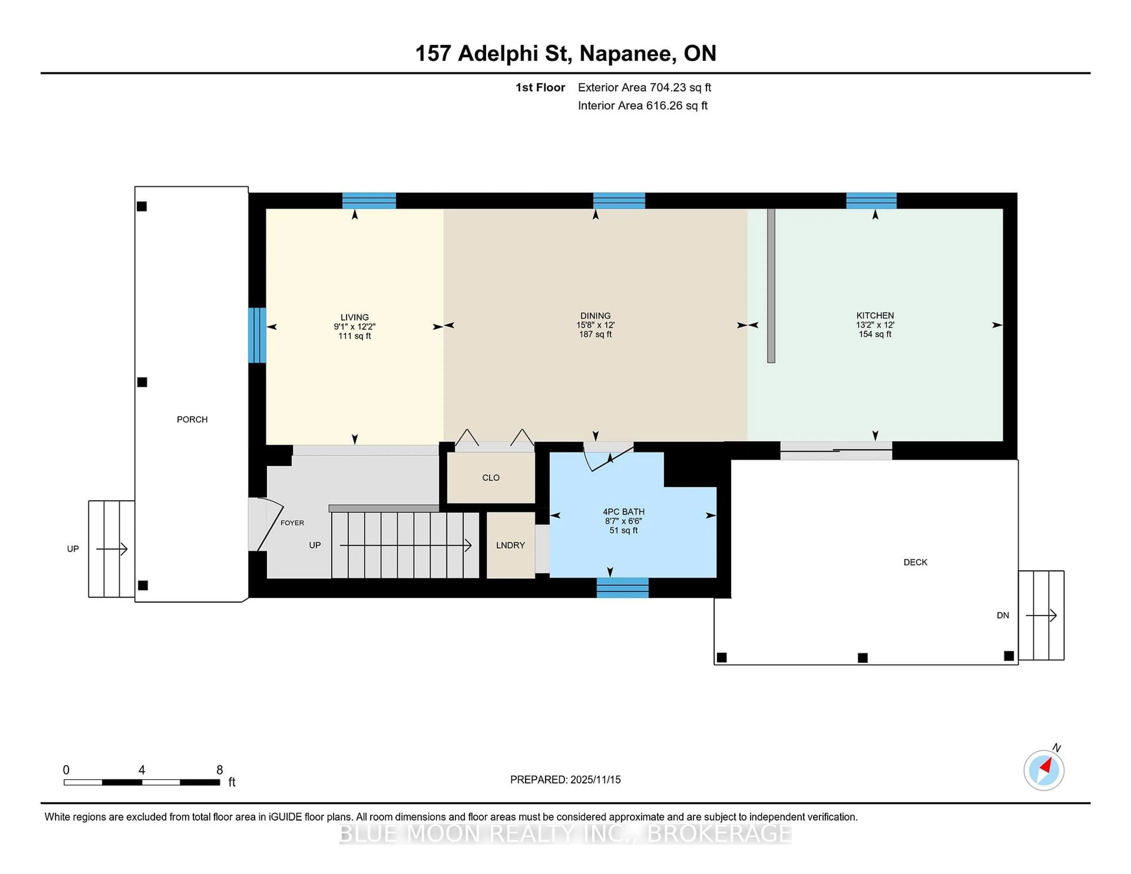 Floor plan for 157 Adelphi St, Greater Napanee Ontario K7R 1T6