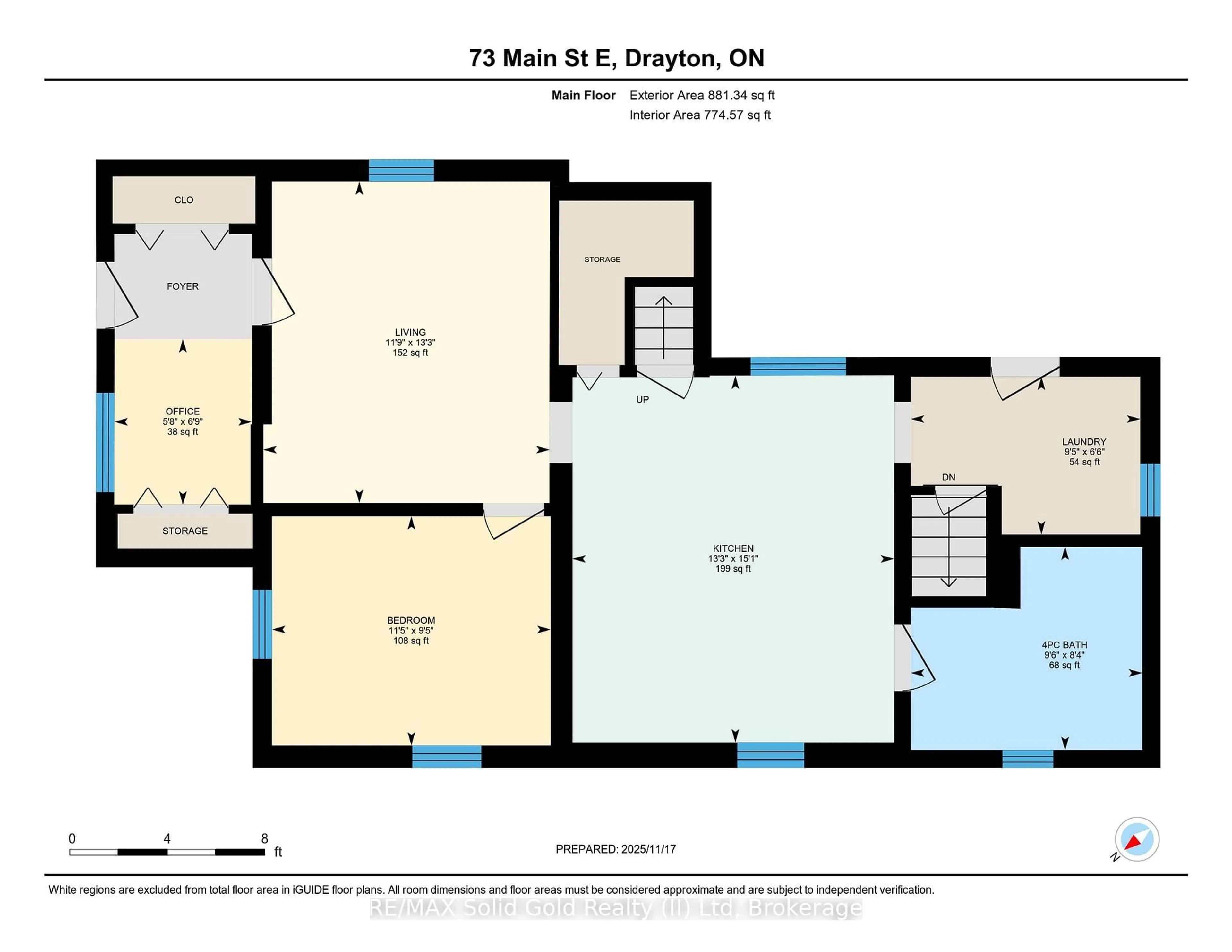 Floor plan for 73 Main Street East St, Mapleton Ontario N0G 1P0