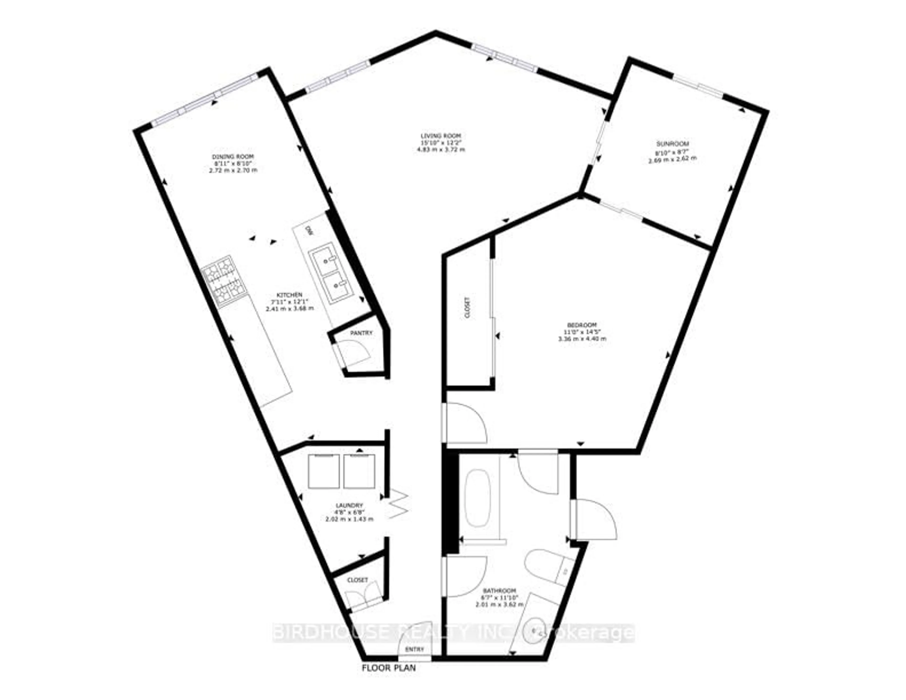 Floor plan for 1 Heritage Way #109, Kawartha Lakes Ontario K9V 5P9