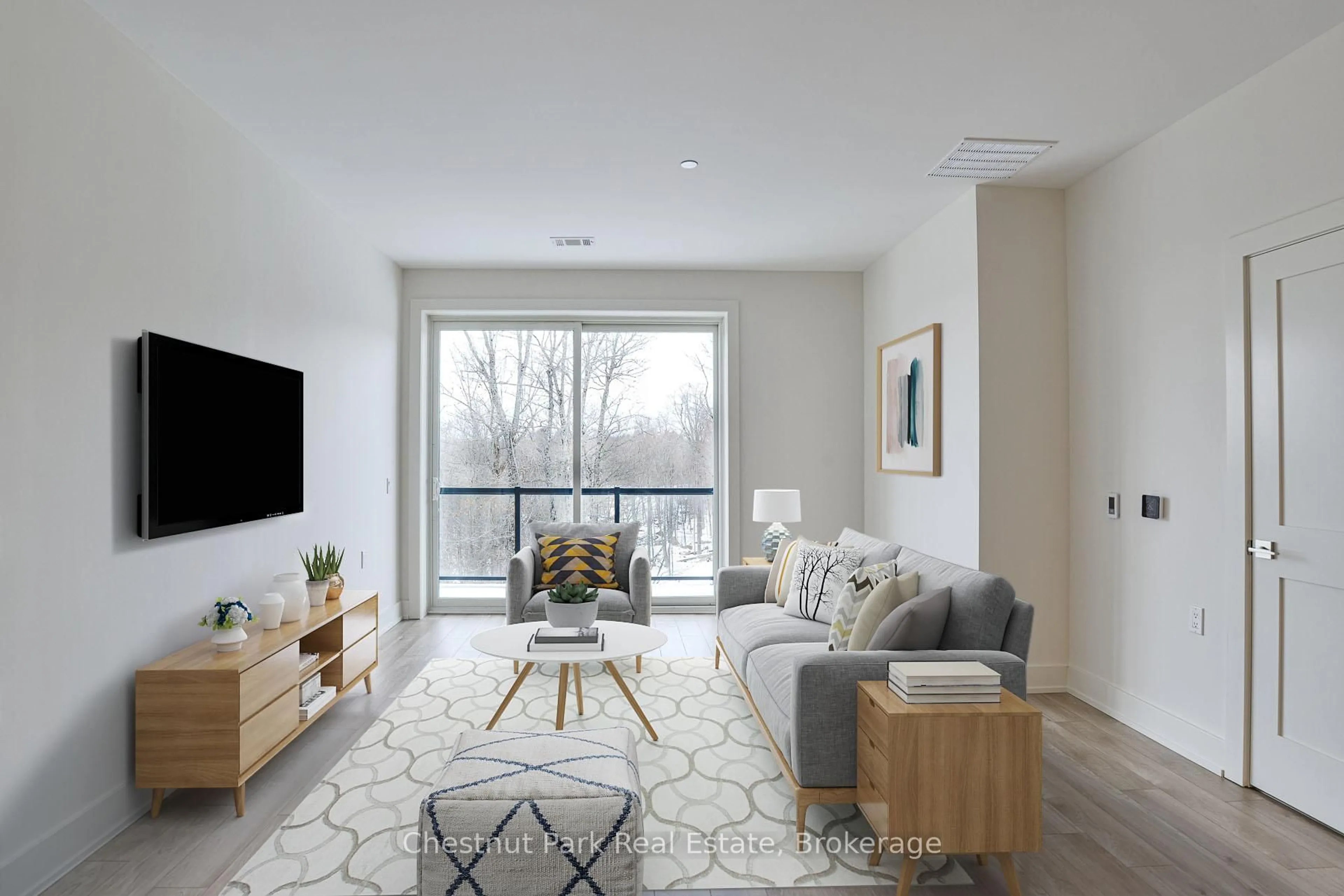 Living room with furniture, unknown for 20 CAMPUS Tr #403, Huntsville Ontario P1H 0K2