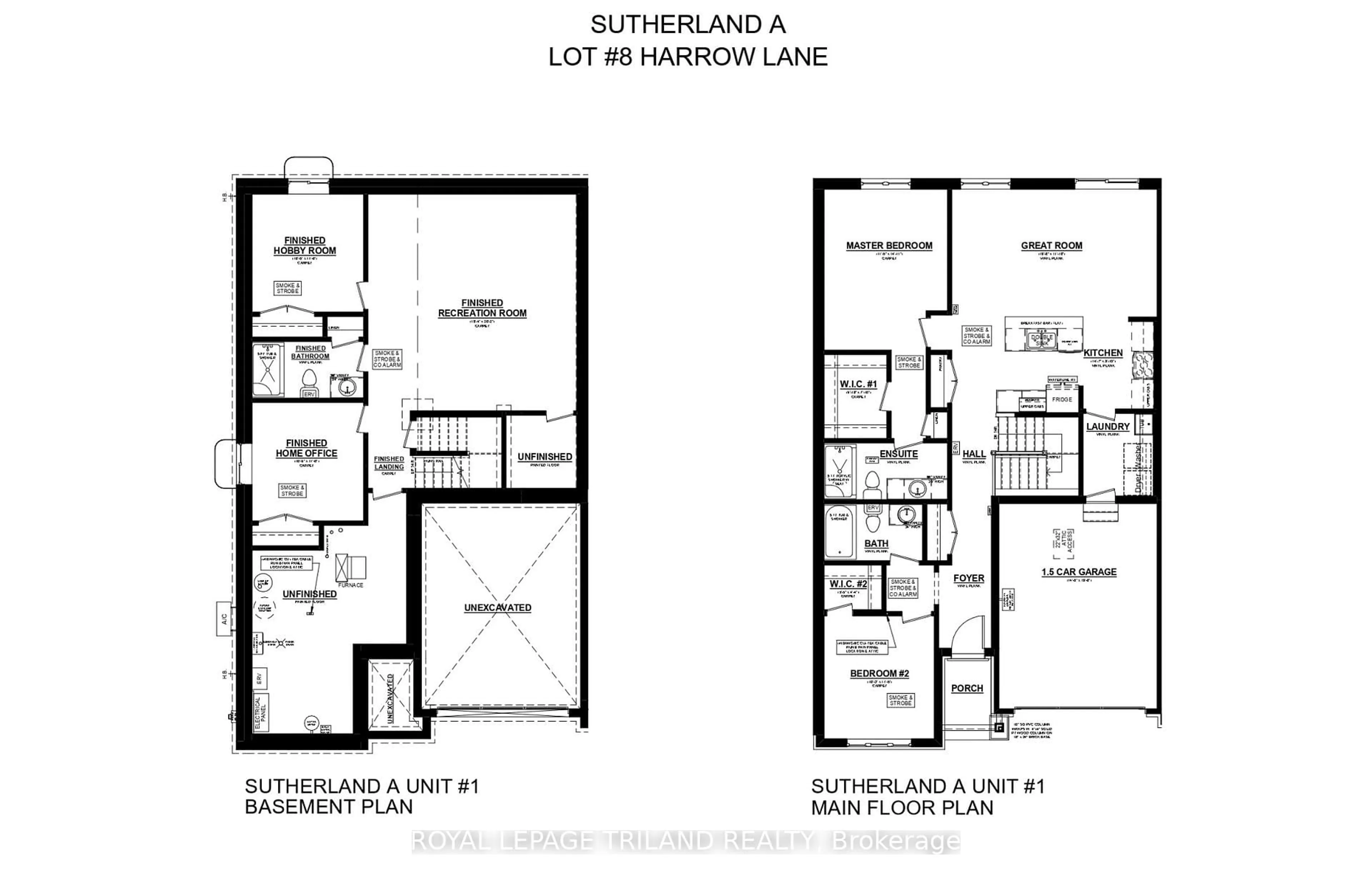 Floor plan for 22 HARROW Lane, St. Thomas Ontario N5R 0P3