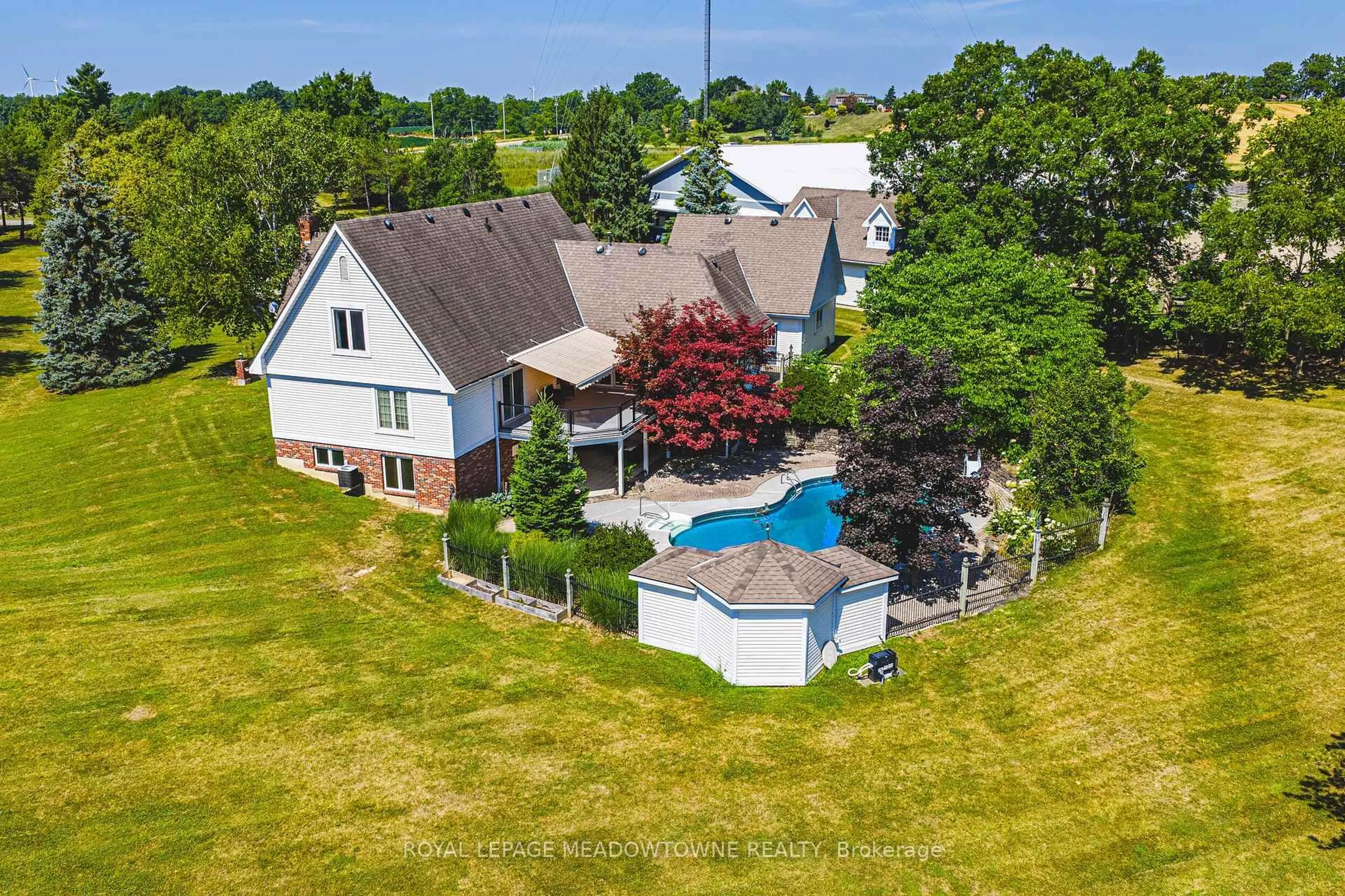 A pic from outside/outdoor area/front of a property/back of a property/a pic from drone, water/lake/river/ocean view for 2368 #17 Haldimand Rd, Haldimand Ontario N0A 1E0