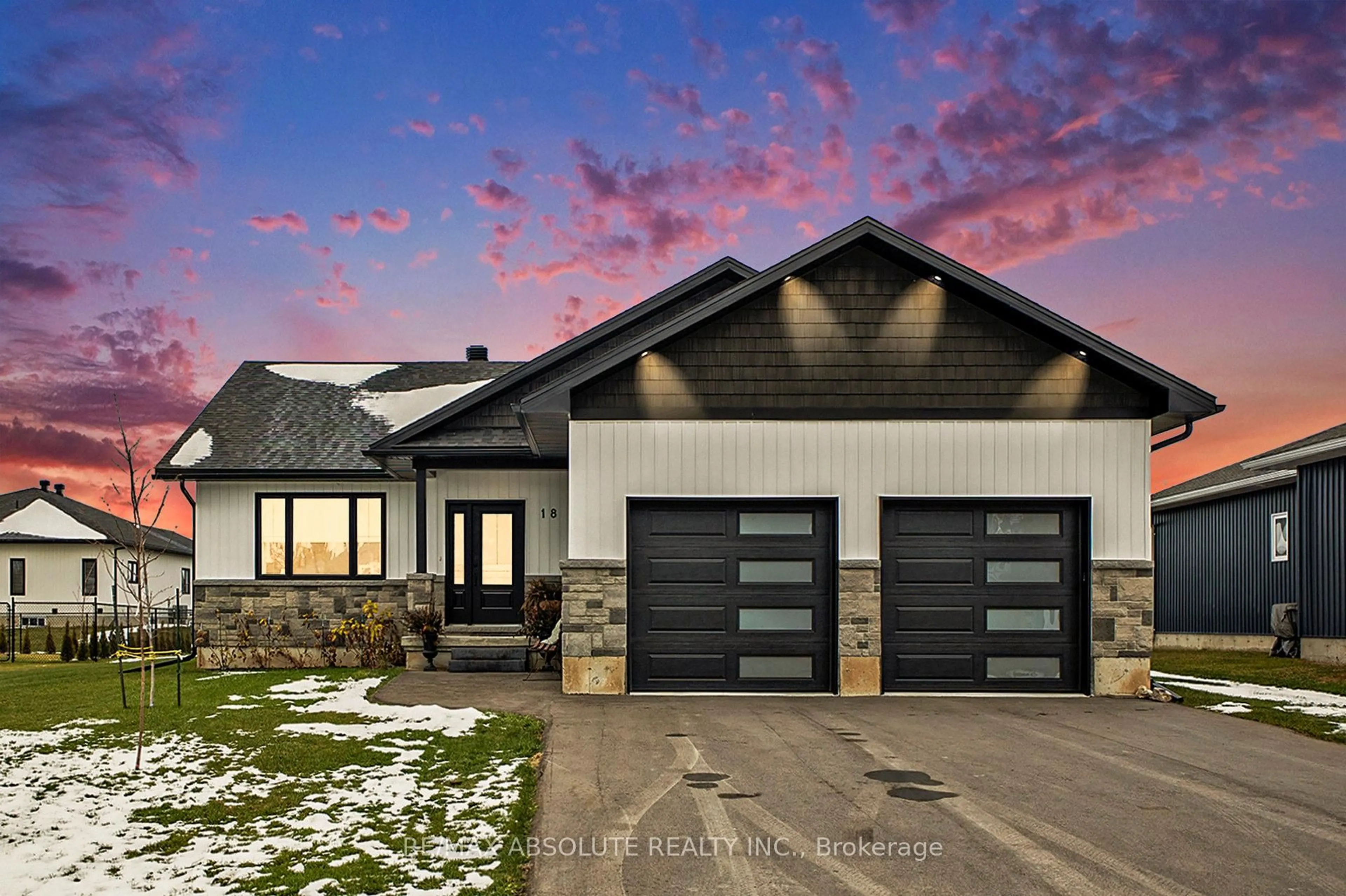 Home with brick exterior material, street for 18 Morrison Dr, Cobden Ontario K0J 1K0