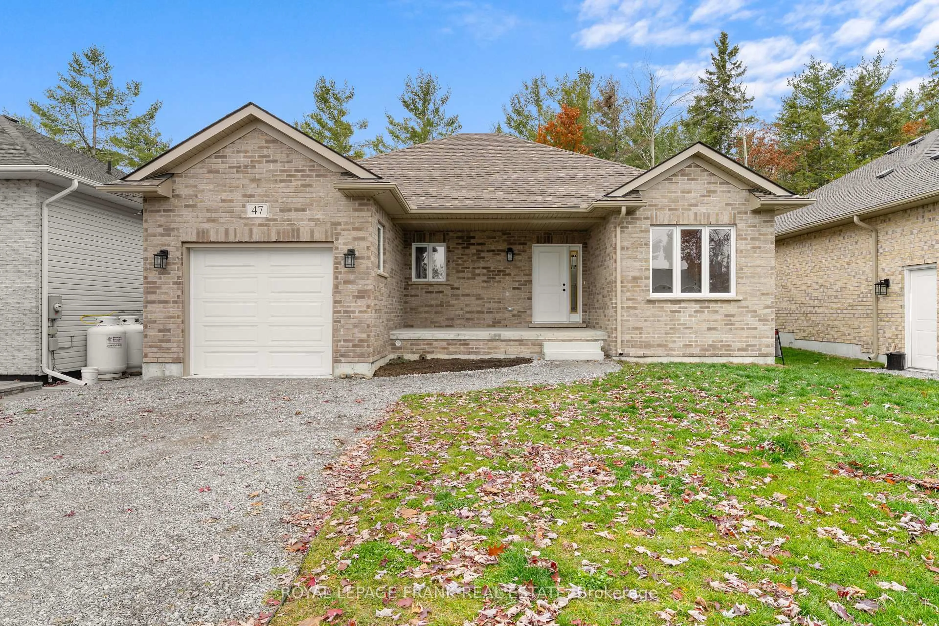 Home with brick exterior material, street for 47 Birch Cres, Kawartha Lakes Ontario K0M 1A0