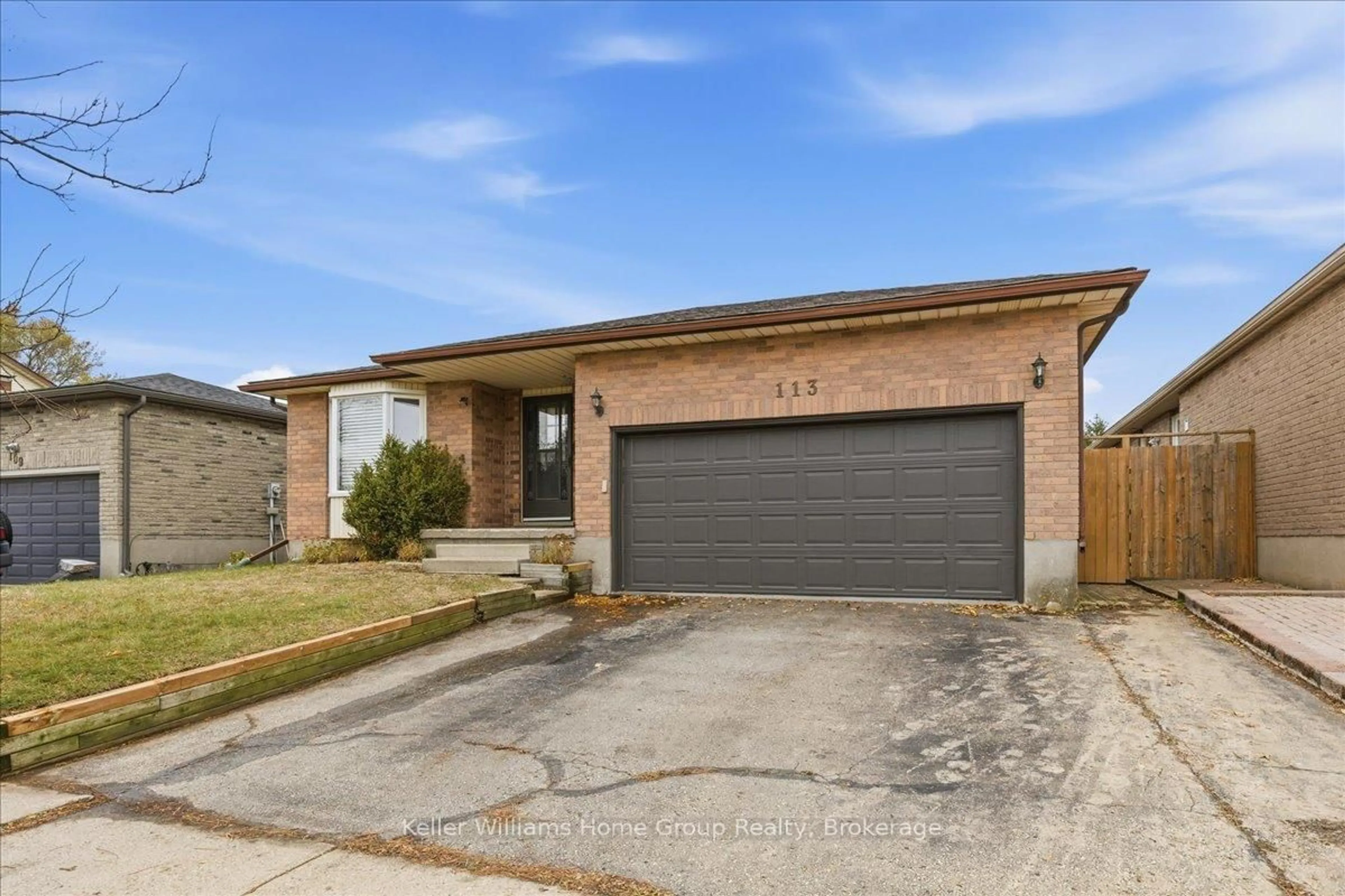Home with brick exterior material, street for 113 Rushbrook Dr, Kitchener Ontario N2E 3C8