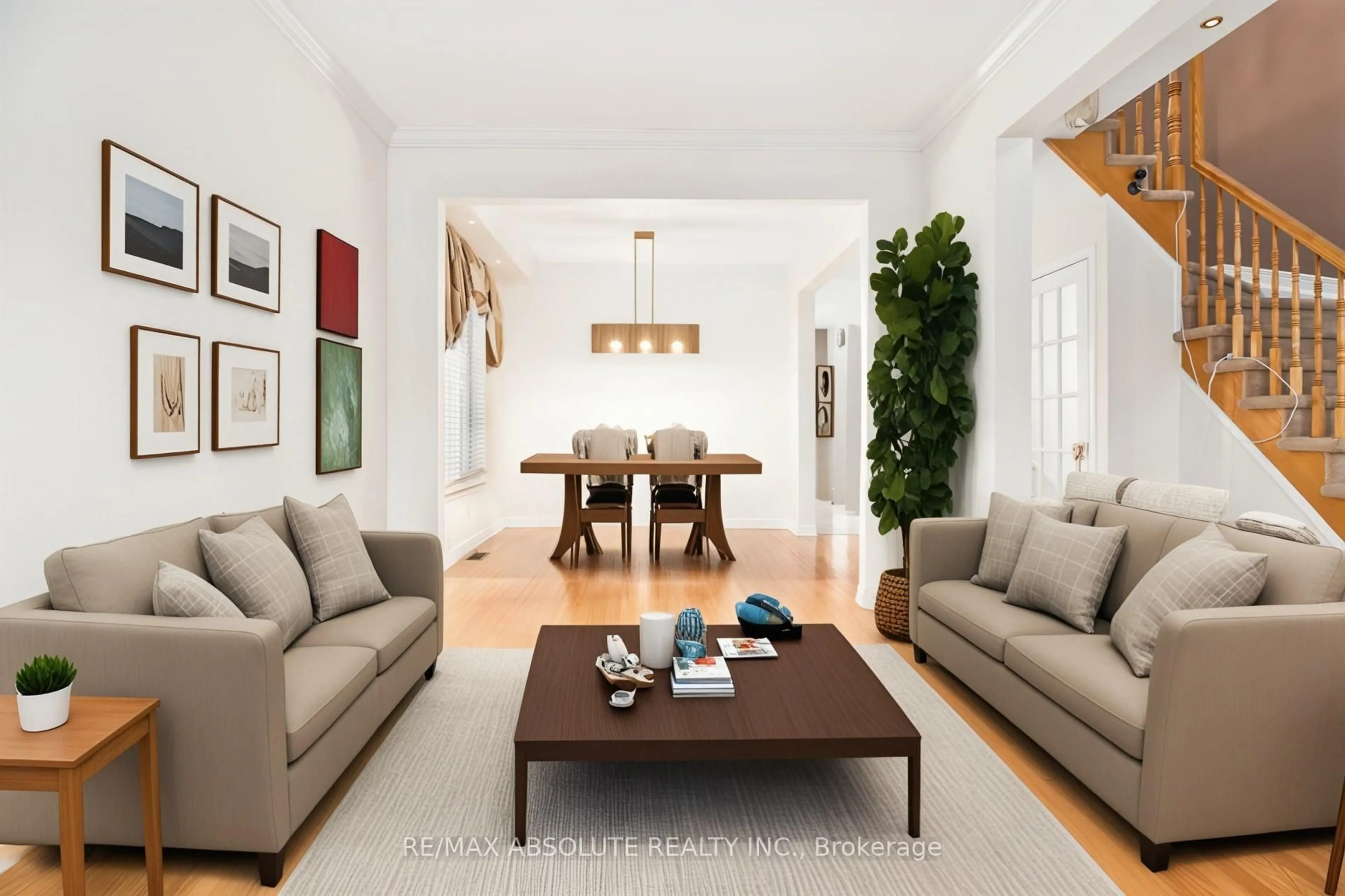 Living room with furniture, unknown for 12 Oak Grove St, Ottawa Ontario K2G 6R4