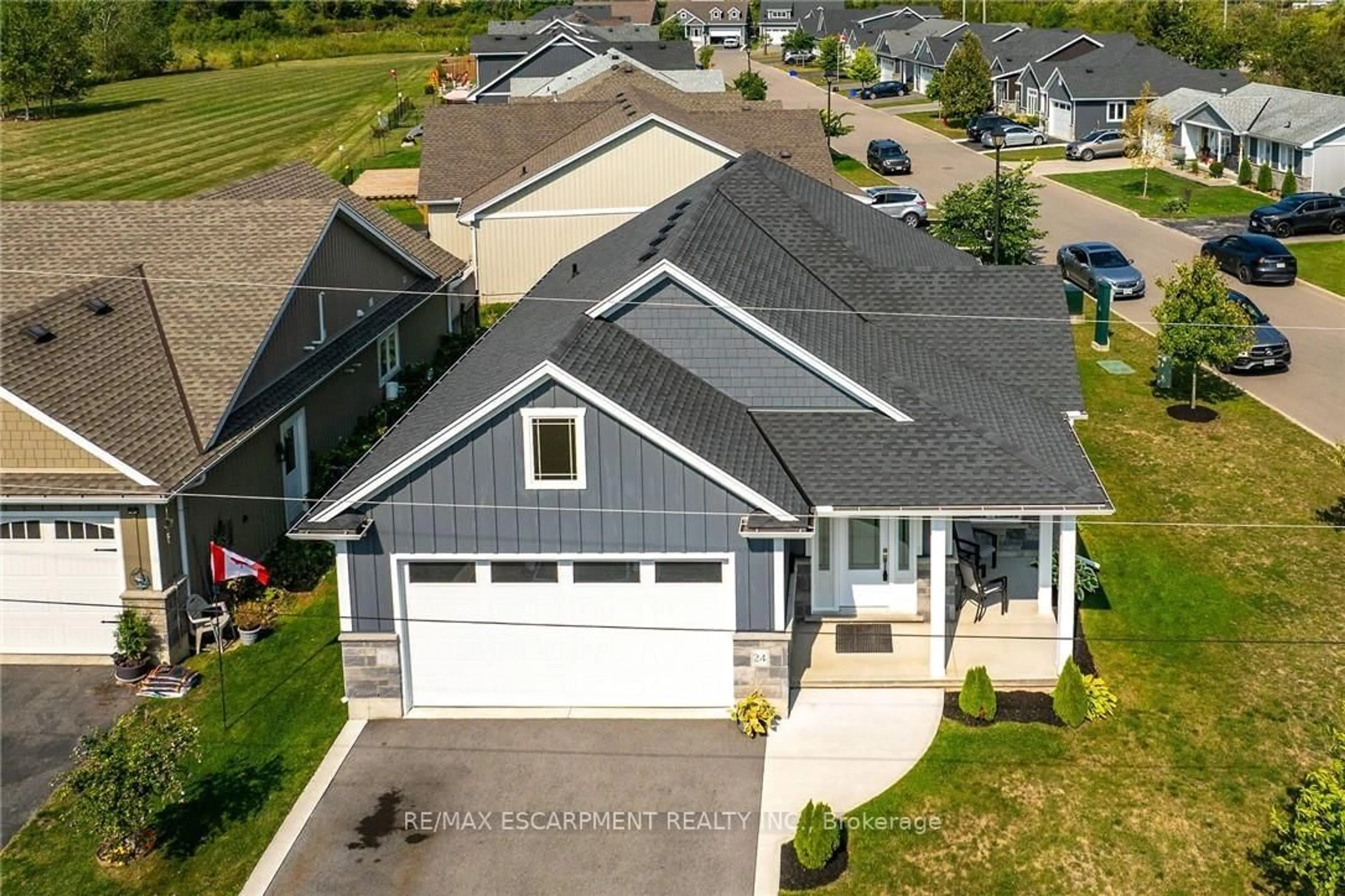 A pic from outside/outdoor area/front of a property/back of a property/a pic from drone, street for 740 MAIN St #24, Haldimand Ontario N1A 0B3