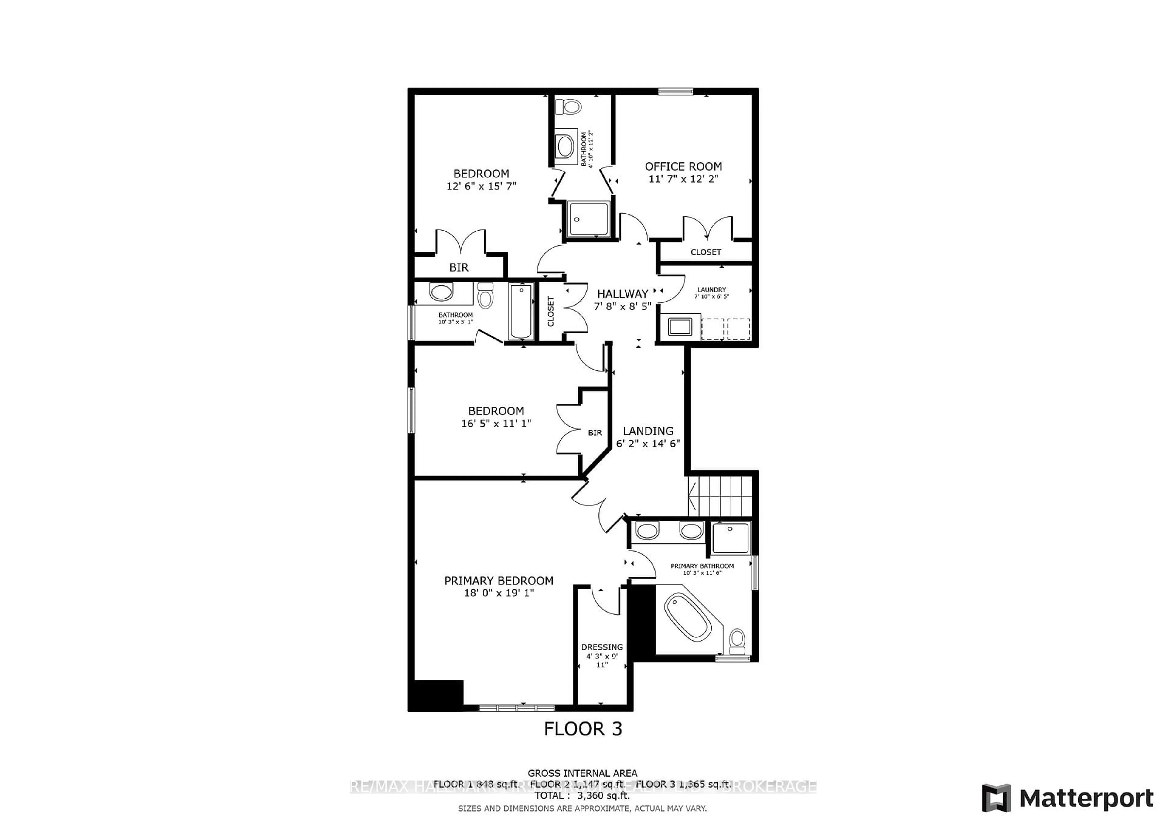 Floor plan for 1107 Woodhaven Dr, Kingston Ontario K7P 0R7