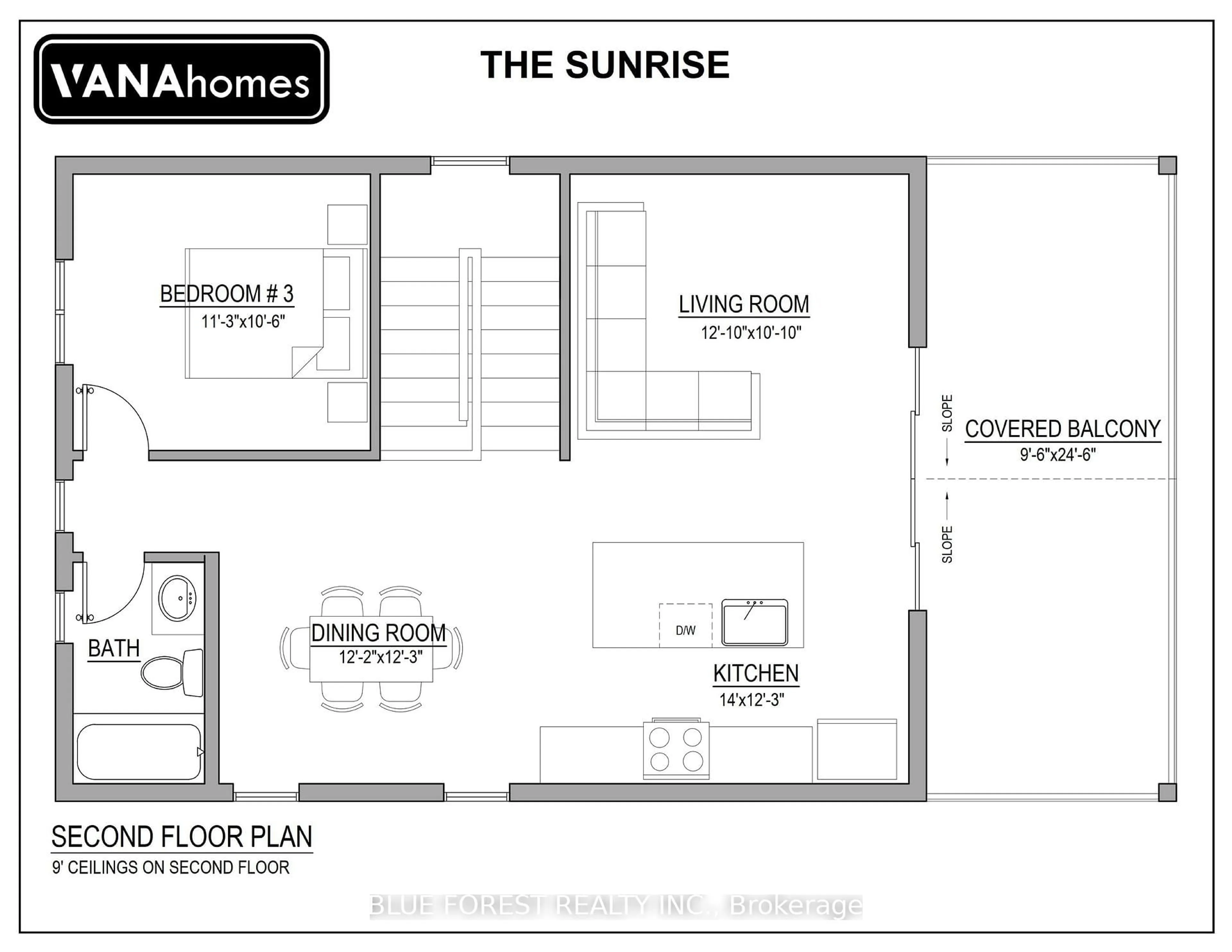 Floor plan for 156 MAUD St, Central Elgin Ontario N5L 1C8