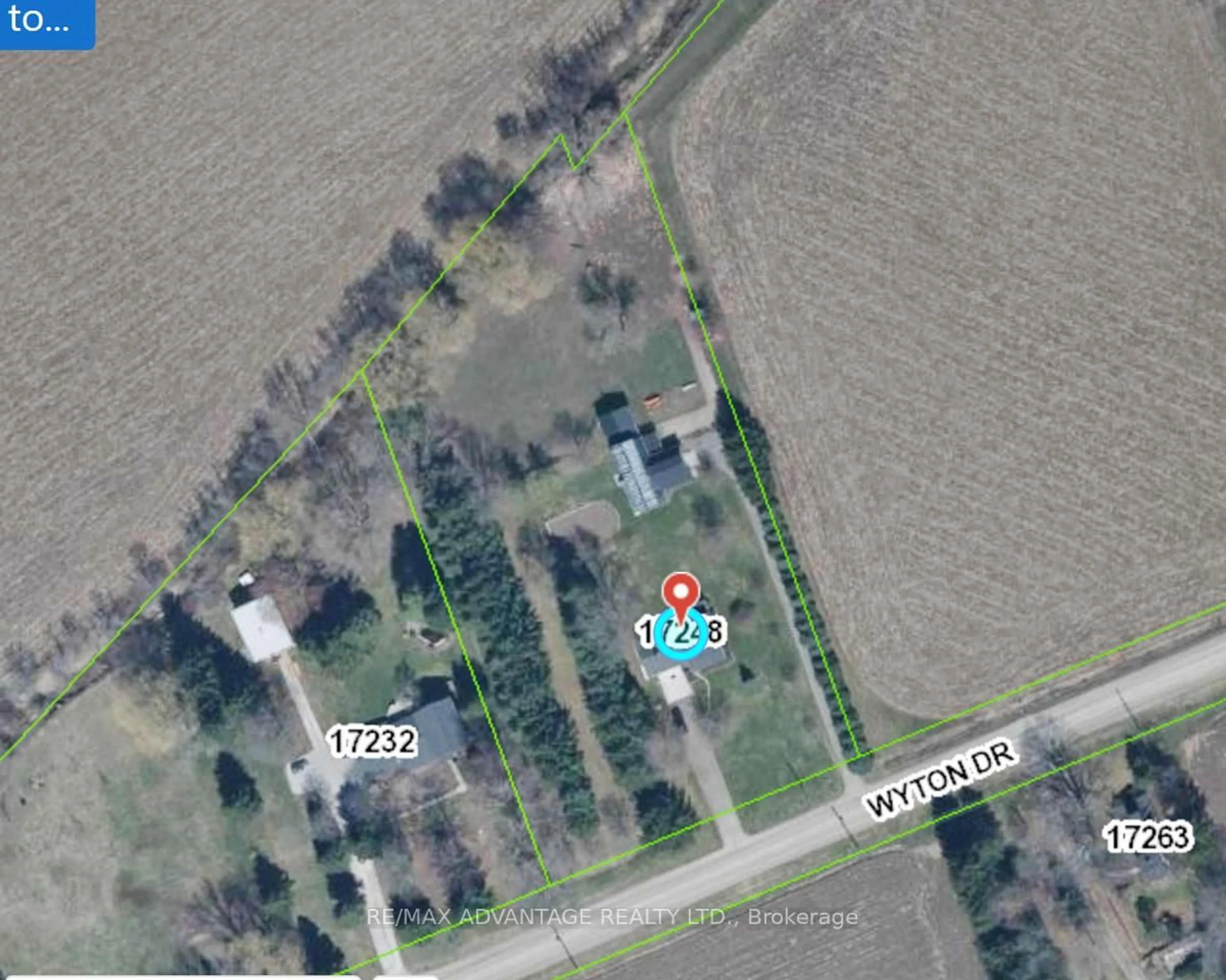 A pic from outside/outdoor area/front of a property/back of a property/a pic from drone, street for 17248 Wyton Dr, Thames Centre Ontario N0M 2P0