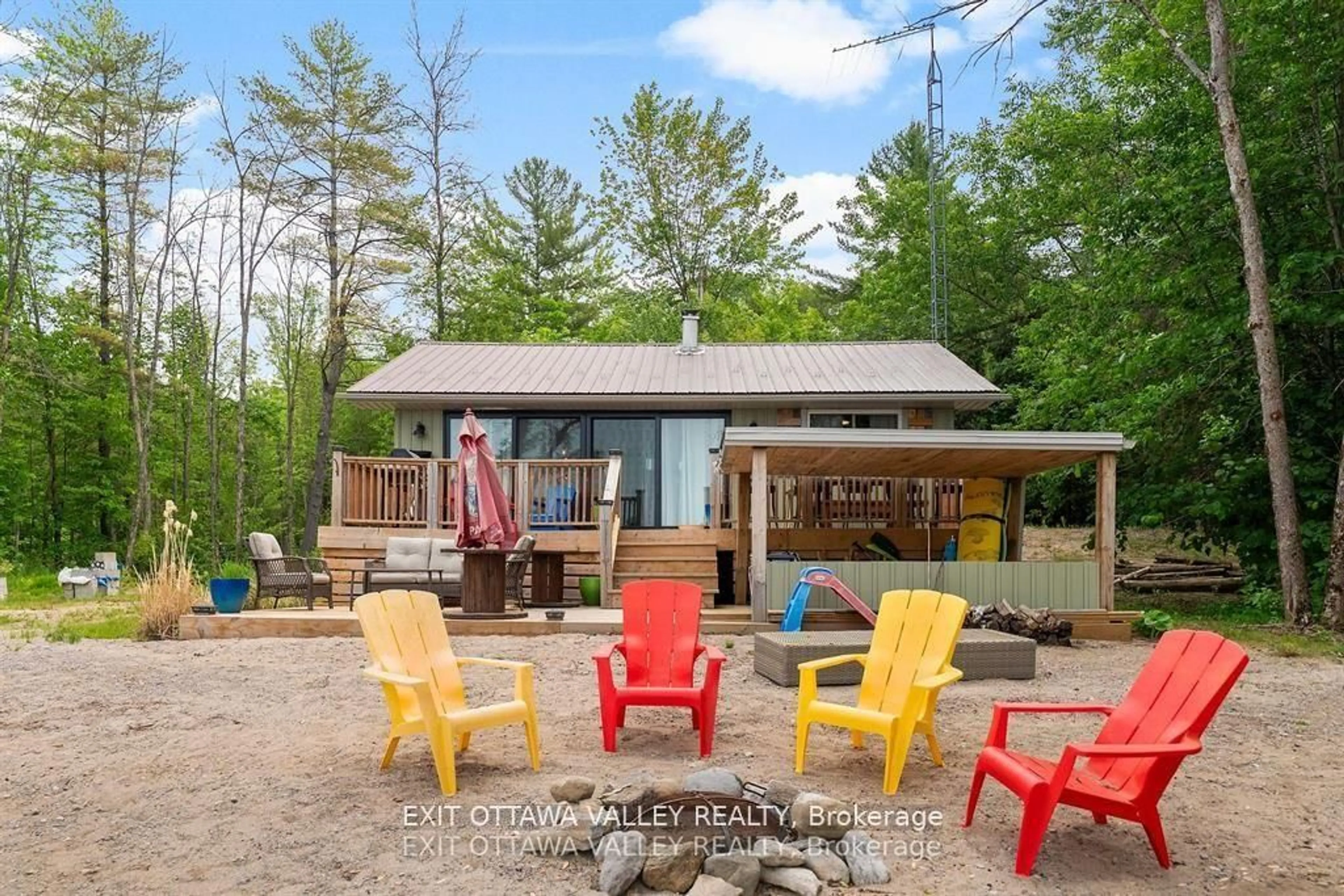 Patio, water/lake/river/ocean view for 303 Gervais Rd, Westmeath Ontario K0J 2L0