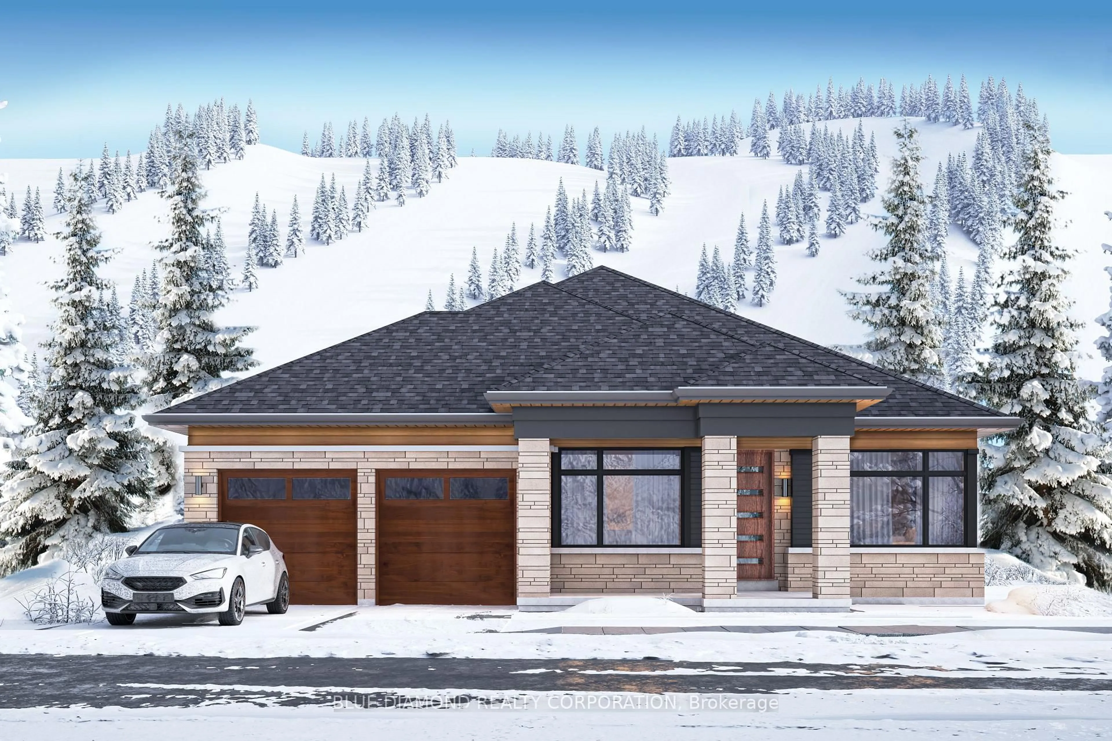 Home with brick exterior material, mountain view for 117 Clement Lane, Blue Mountains Ontario N0H 1J0