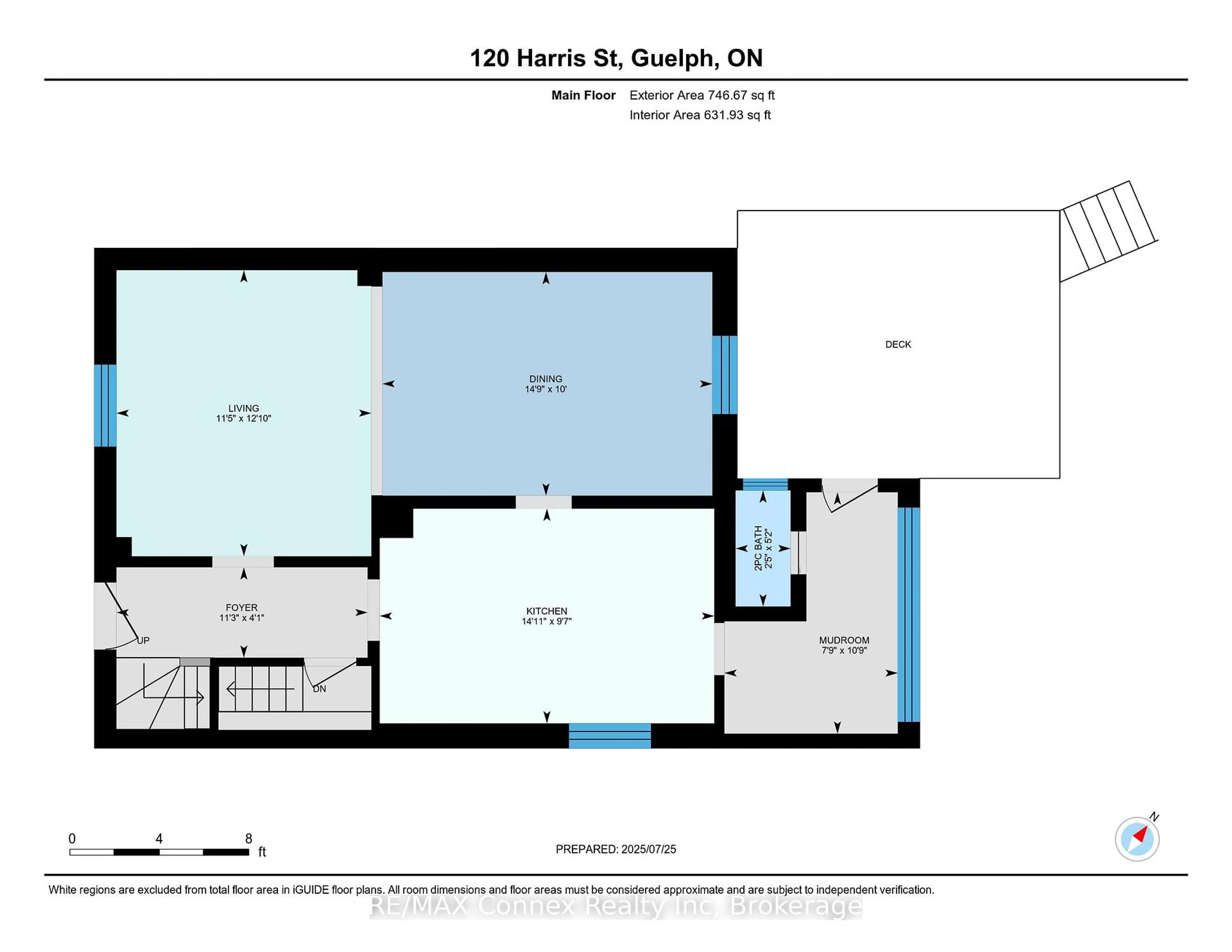 Floor plan for 120 Harris St, Guelph Ontario N1E 5T1