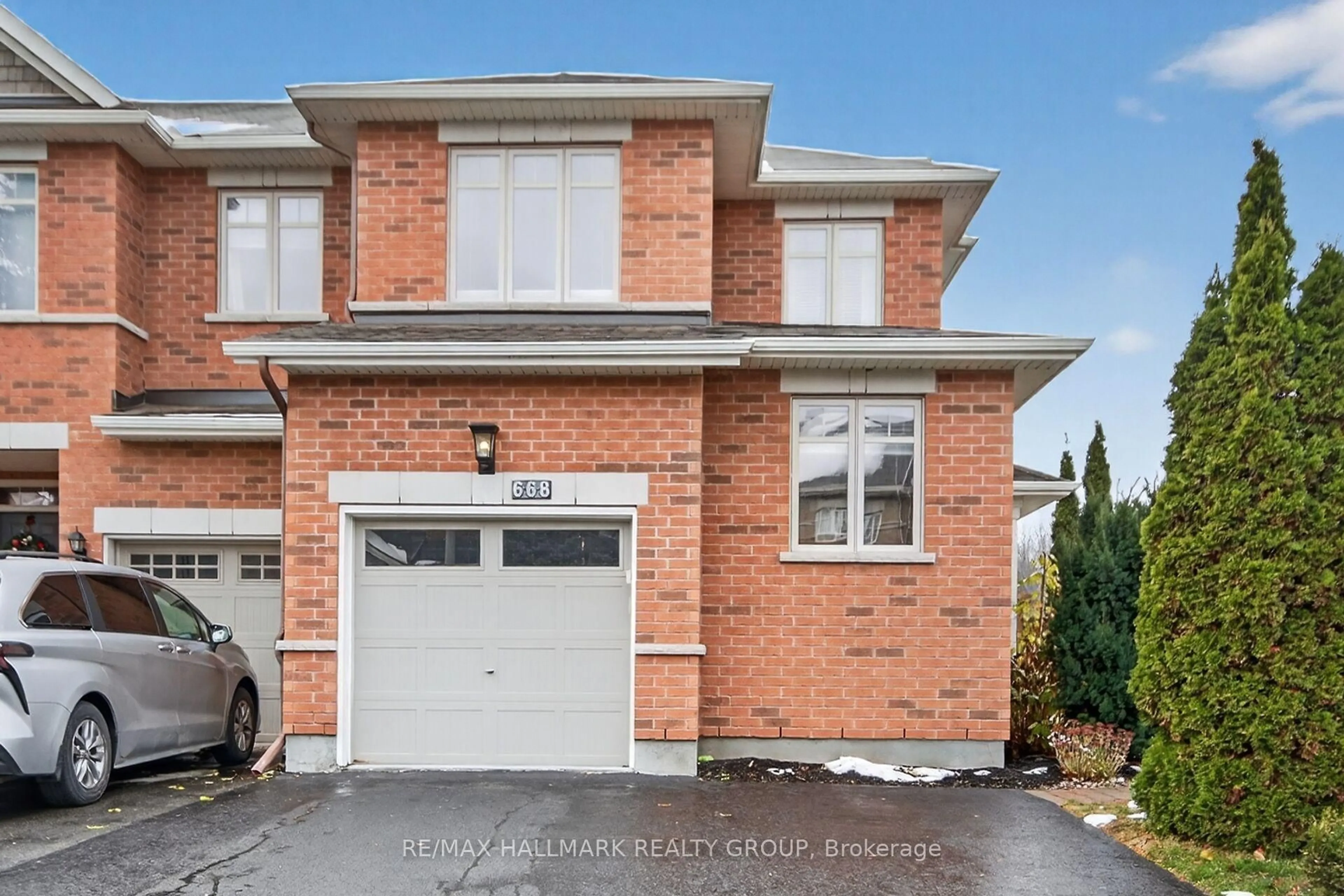 Home with brick exterior material, street for 668 Bowercrest Cres, Ottawa Ontario K1V 2M2