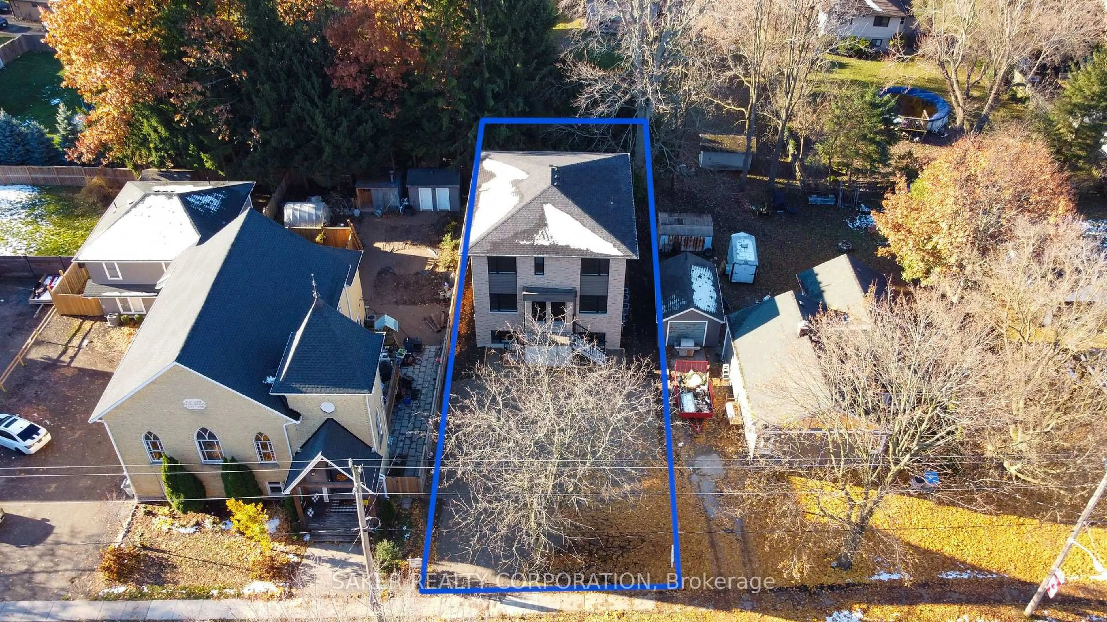 A pic from outside/outdoor area/front of a property/back of a property/a pic from drone, unknown for 22399 Adelaide Rd, Strathroy-Caradoc Ontario N0L 1W0