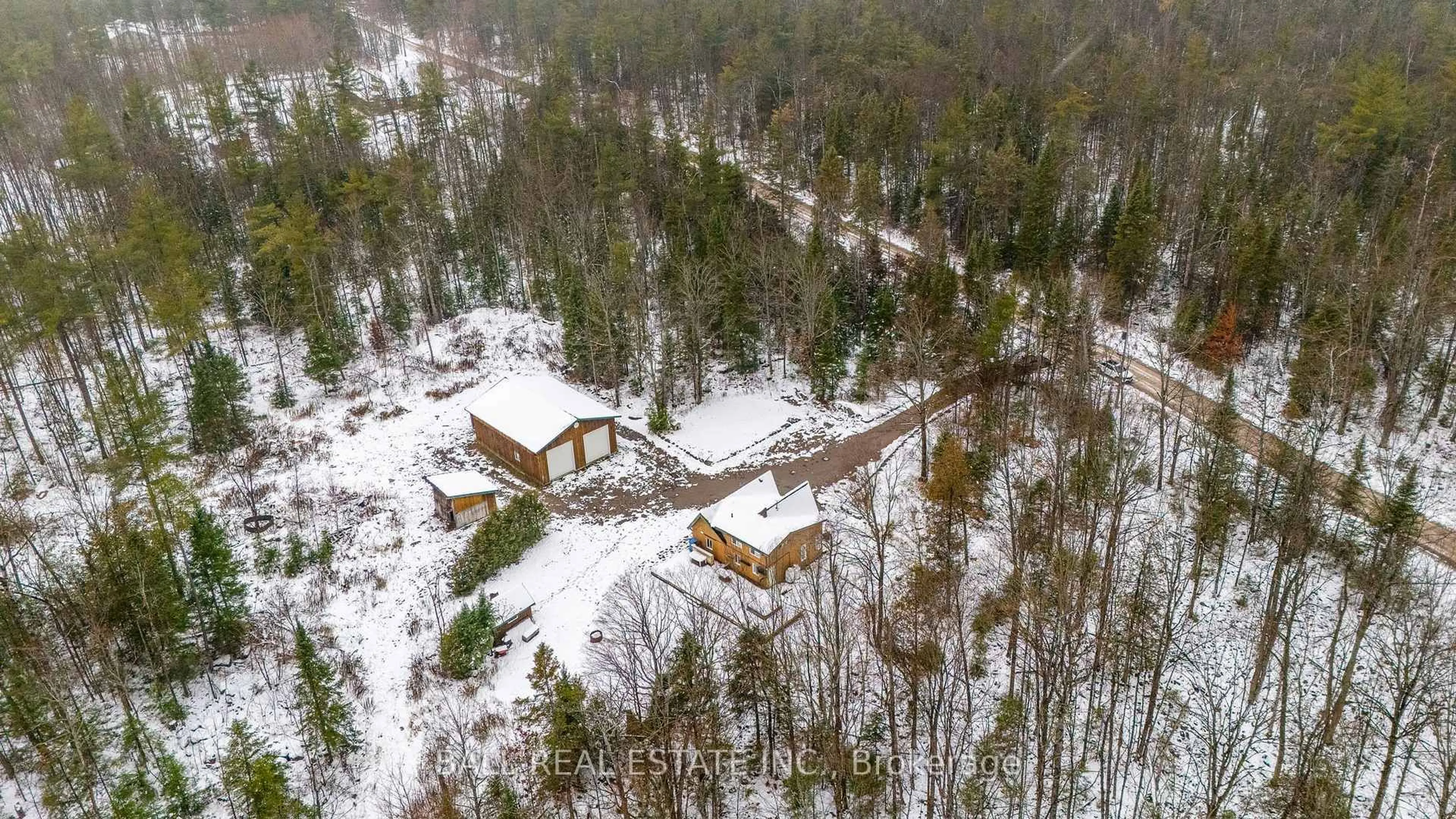 A pic from outside/outdoor area/front of a property/back of a property/a pic from drone, building for 1160 Somerville 3rd Concession, Kawartha Lakes Ontario K0M 1N0