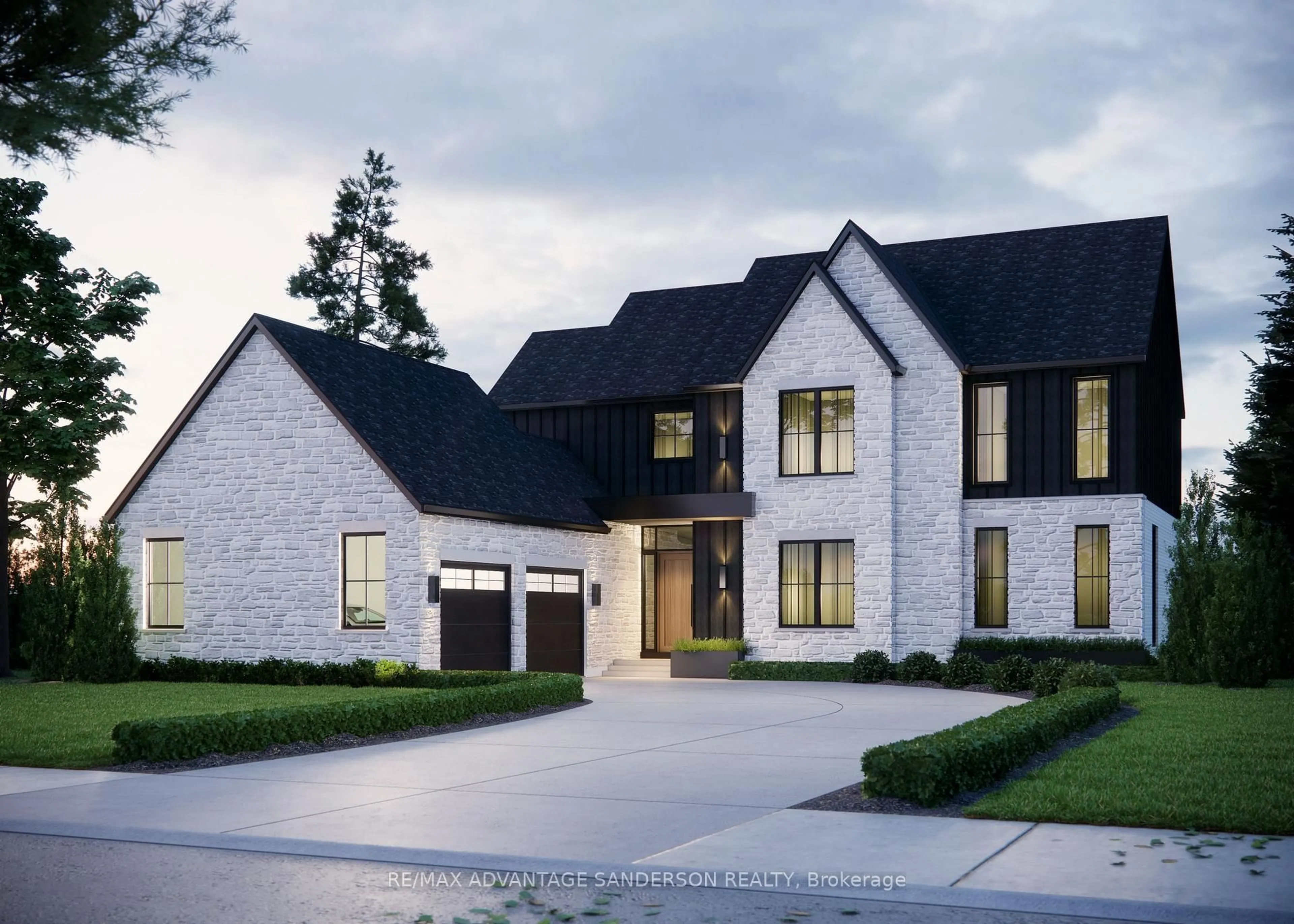 Home with brick exterior material, street for 14230 Thirteen Mile Rd, Middlesex Centre Ontario N0M 1P0