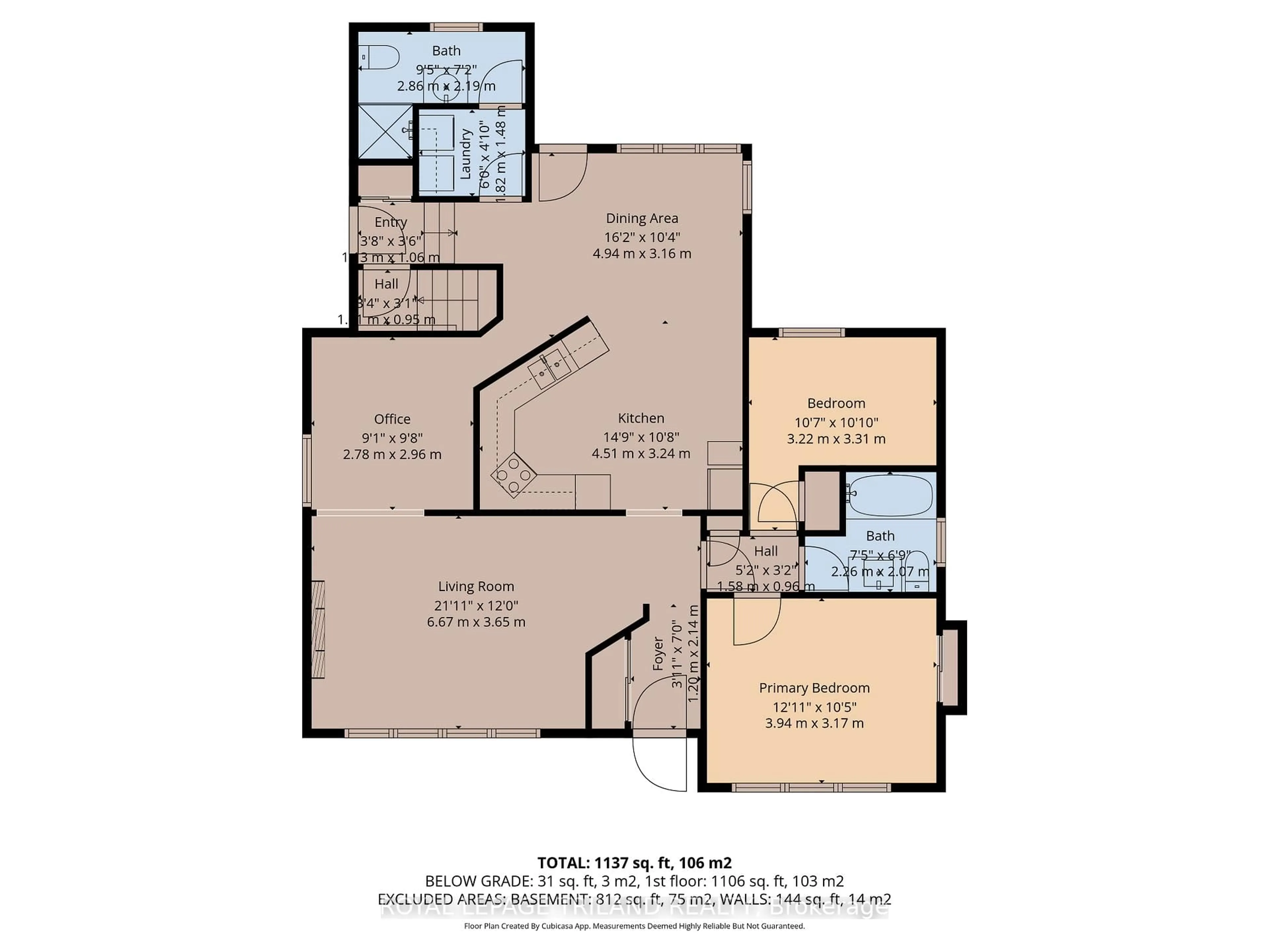 Floor plan for 365 Byron Blvd, London South Ontario N6K 2L6