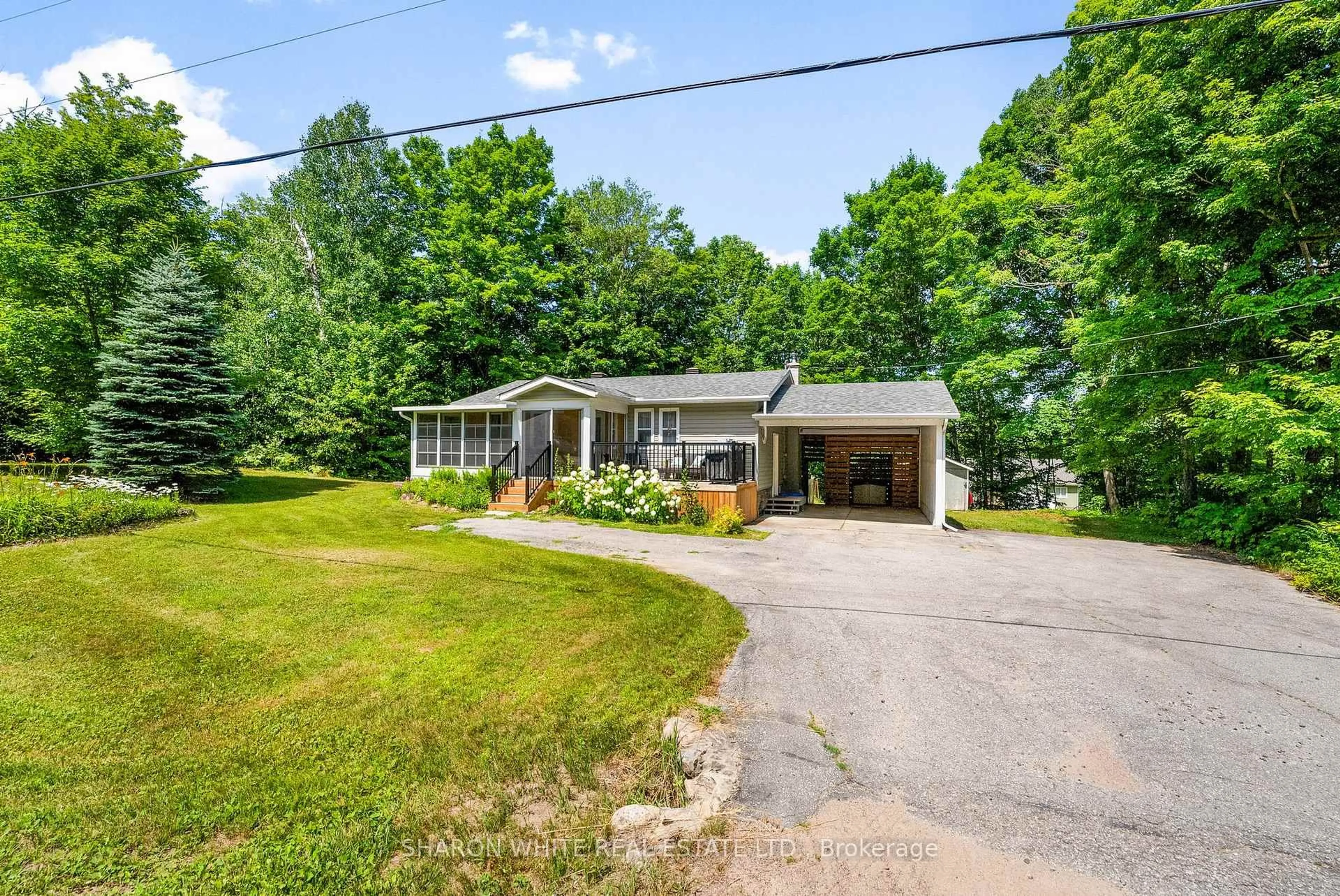 A pic from outside/outdoor area/front of a property/back of a property/a pic from drone, unknown for 1540 South Baptiste Lake Rd, Bancroft Ontario K0L 1C0