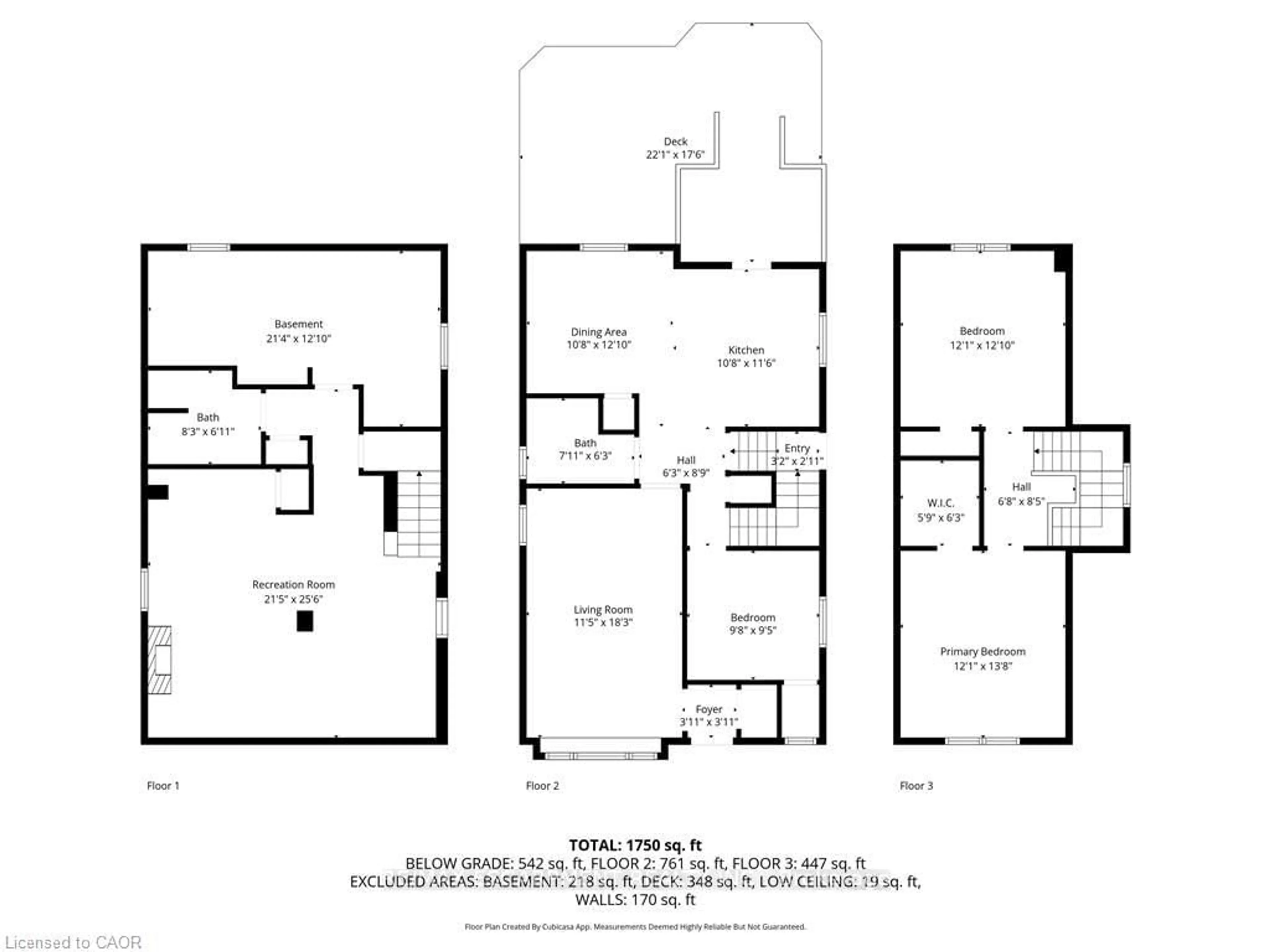 Floor plan for 91 East 42nd St, Hamilton Ontario L8T 3A2