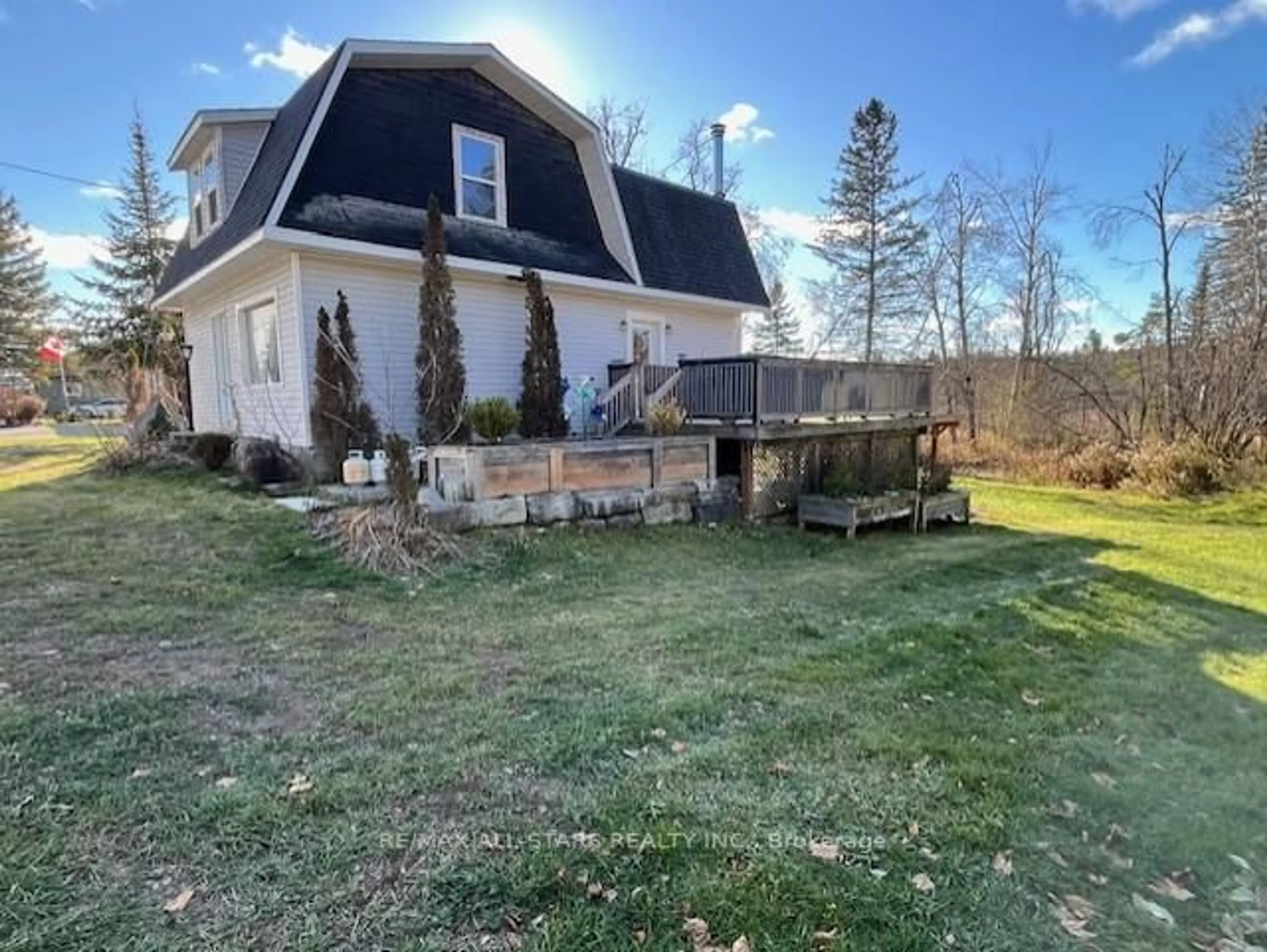 A pic from outside/outdoor area/front of a property/back of a property/a pic from drone, mountain view for 211 Burnt River Rd, Kawartha Lakes Ontario K0M 1C0