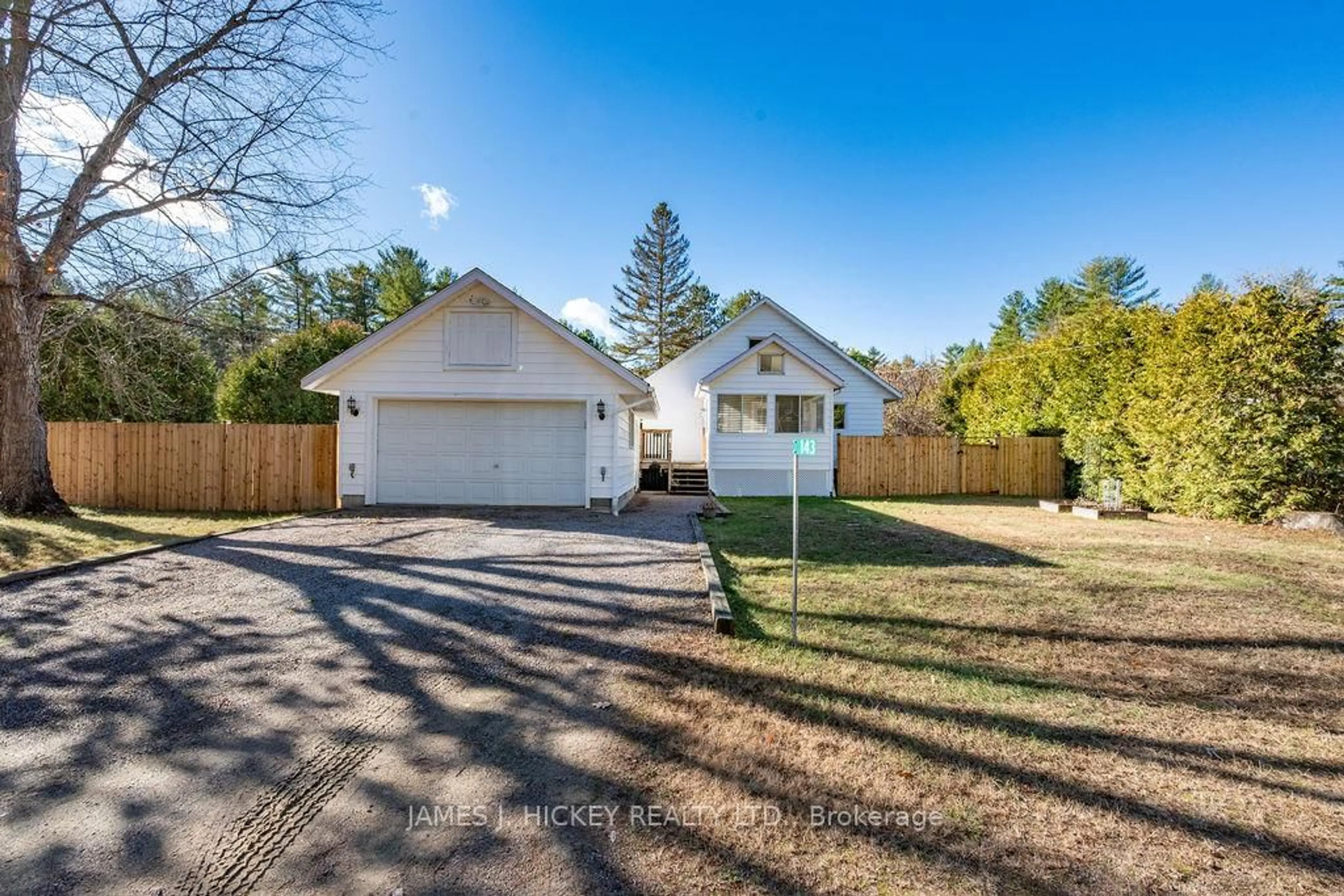 A pic from outside/outdoor area/front of a property/back of a property/a pic from drone, street for 143 Boundary Rd, Deep River Ontario K0J 1P0