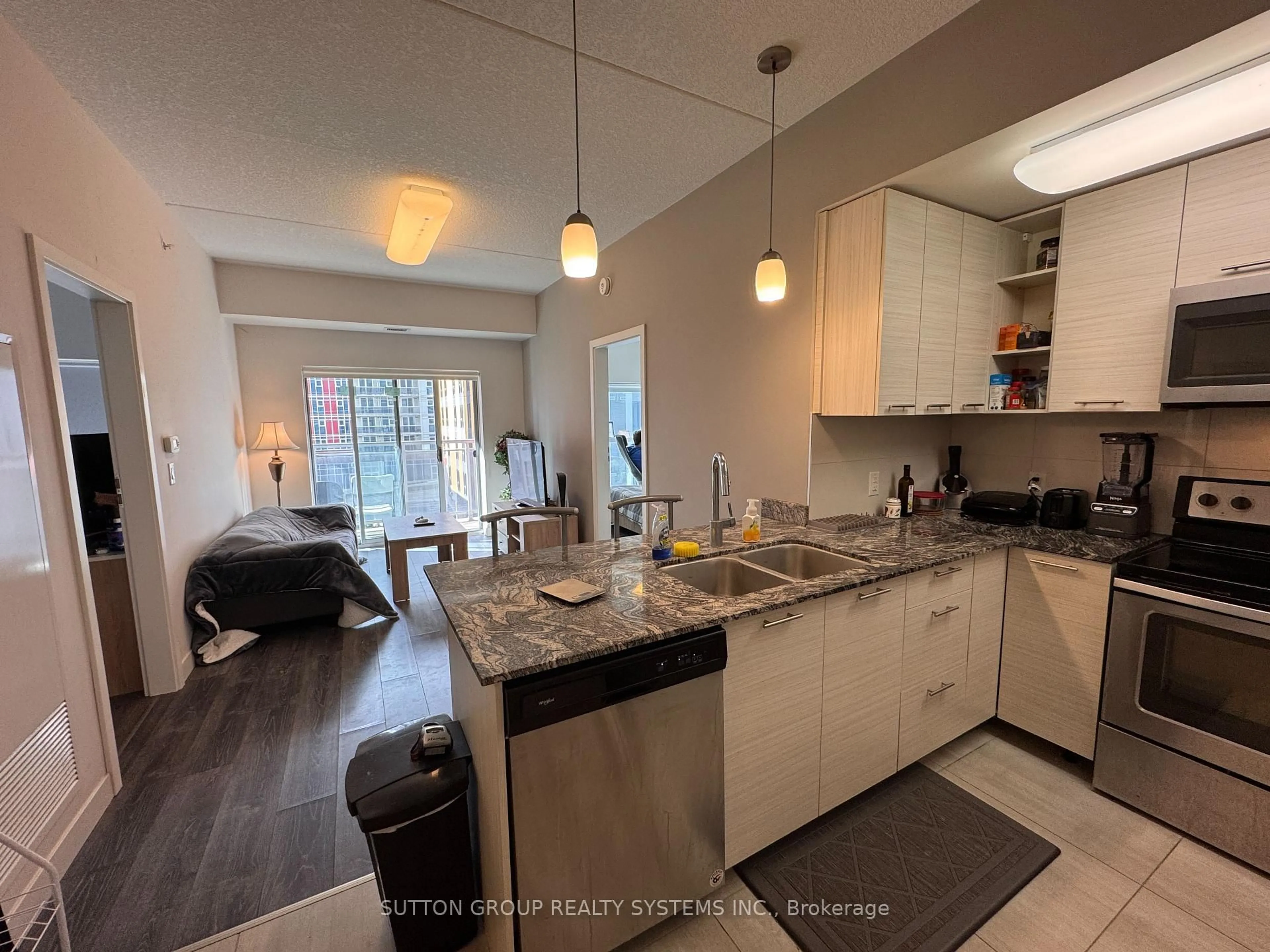Open concept kitchen, unknown for 251 Helmlock St #517, Waterloo Ontario N2L 0H2