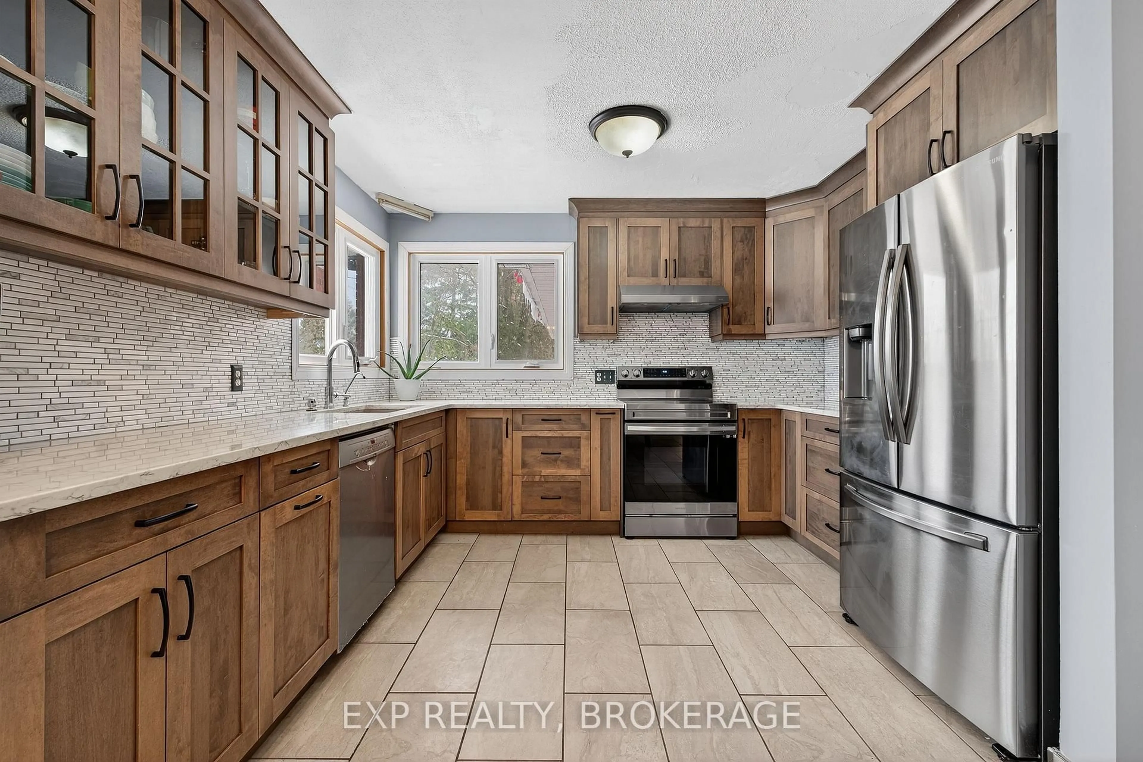 Open concept kitchen, ceramic/tile floor for 5578 HIGHWAY 38, Hartington Ontario K0H 1W0