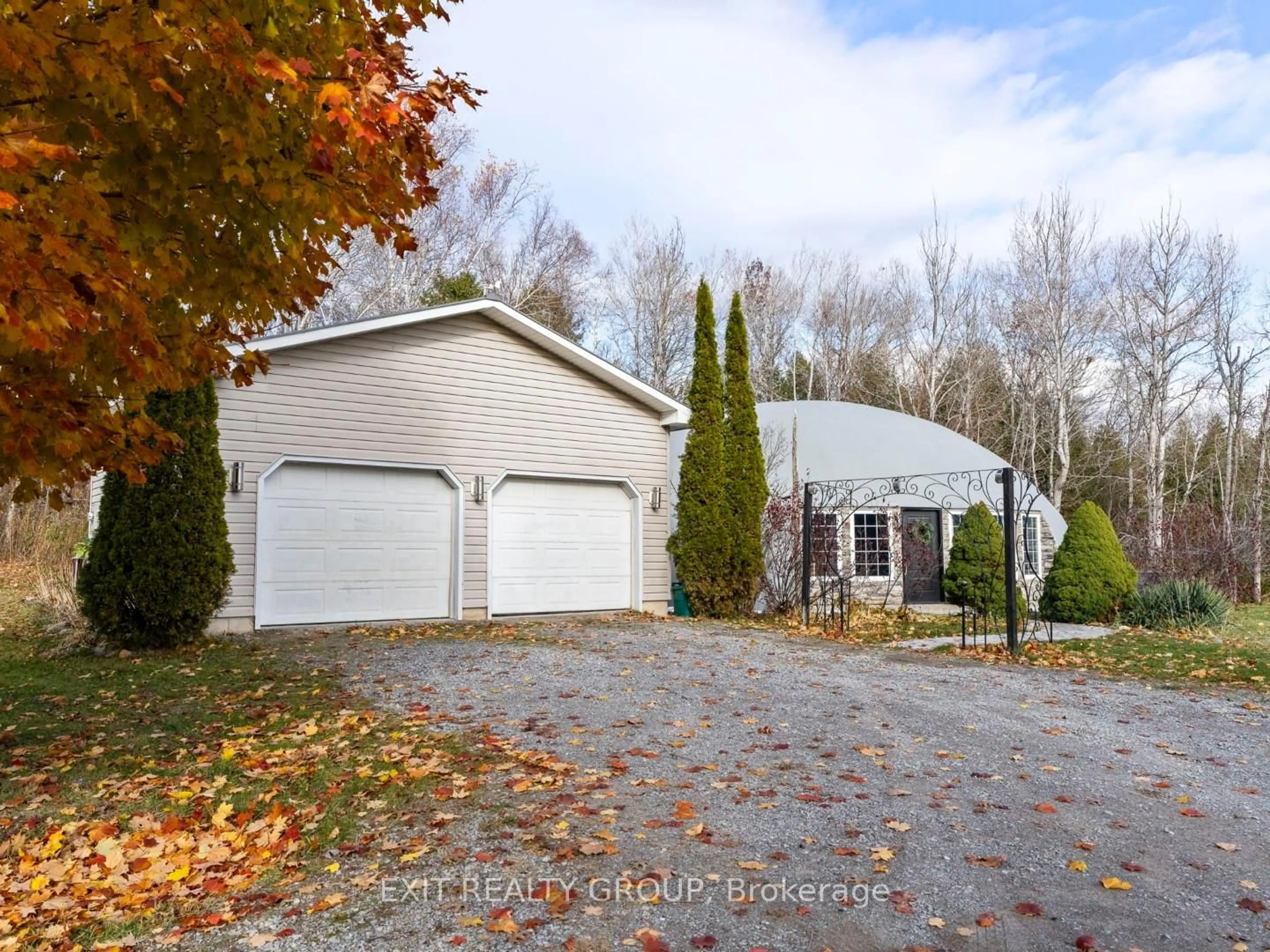 A pic from outside/outdoor area/front of a property/back of a property/a pic from drone, street for 153 Smith Rd, Cramahe Ontario K0K 3K0