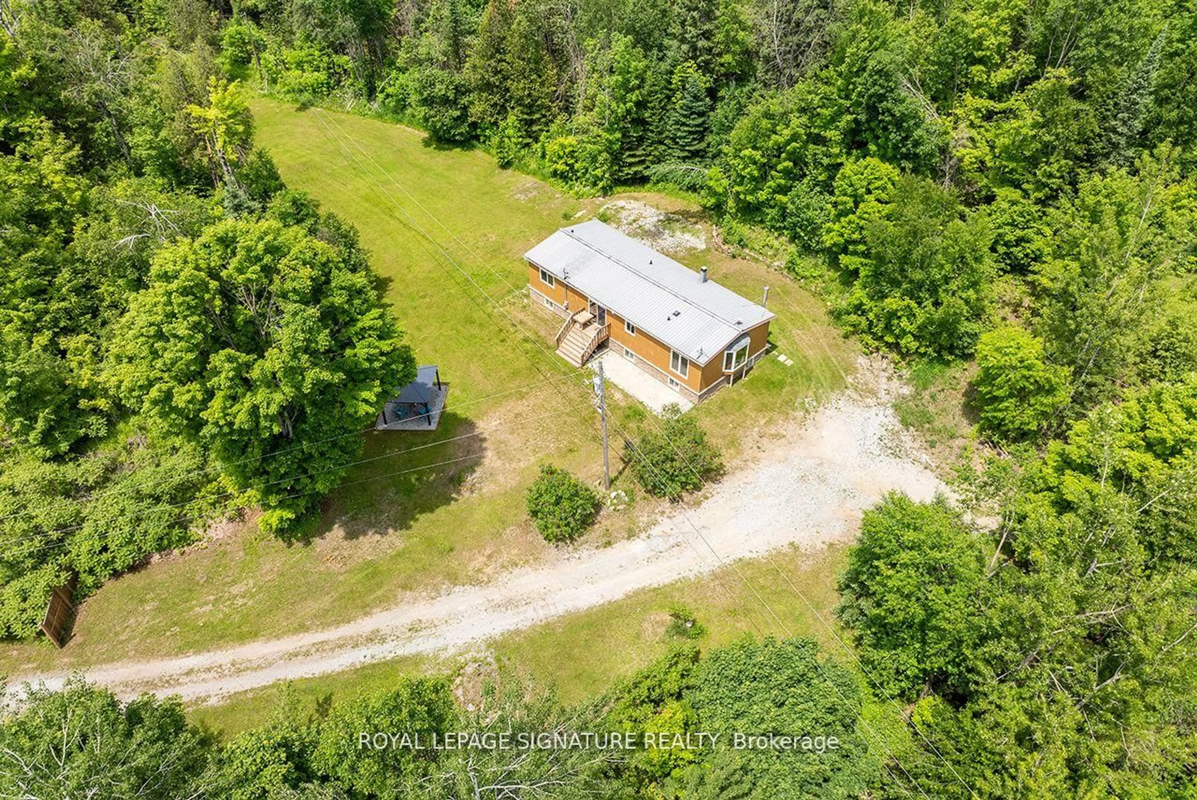 A pic from outside/outdoor area/front of a property/back of a property/a pic from drone, unknown for 147 Buller Rd, Kawartha Lakes Ontario K0M 2L0