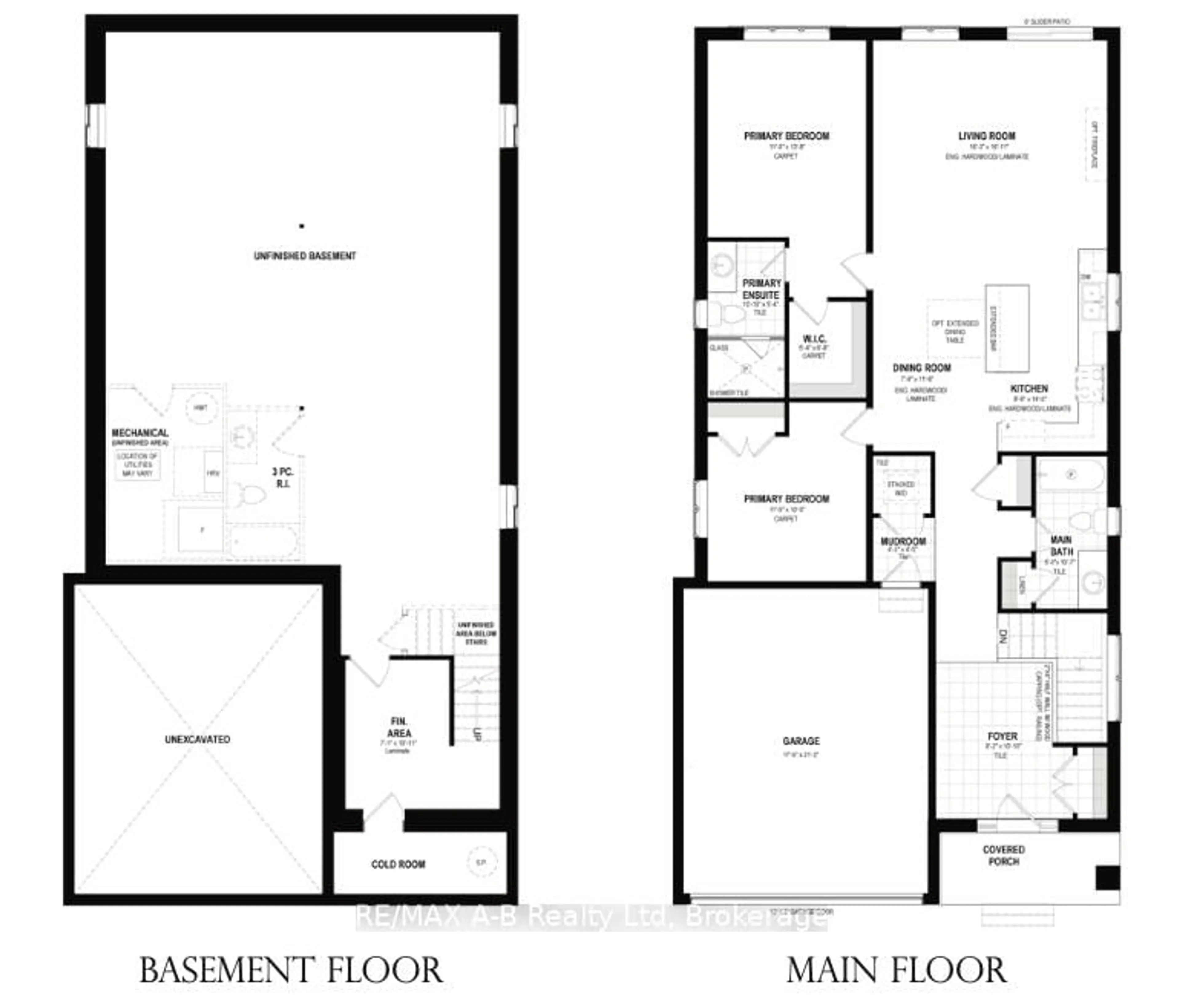 Floor plan for Lot 27 166 Dempsey Dr, Stratford Ontario N5A 0K5