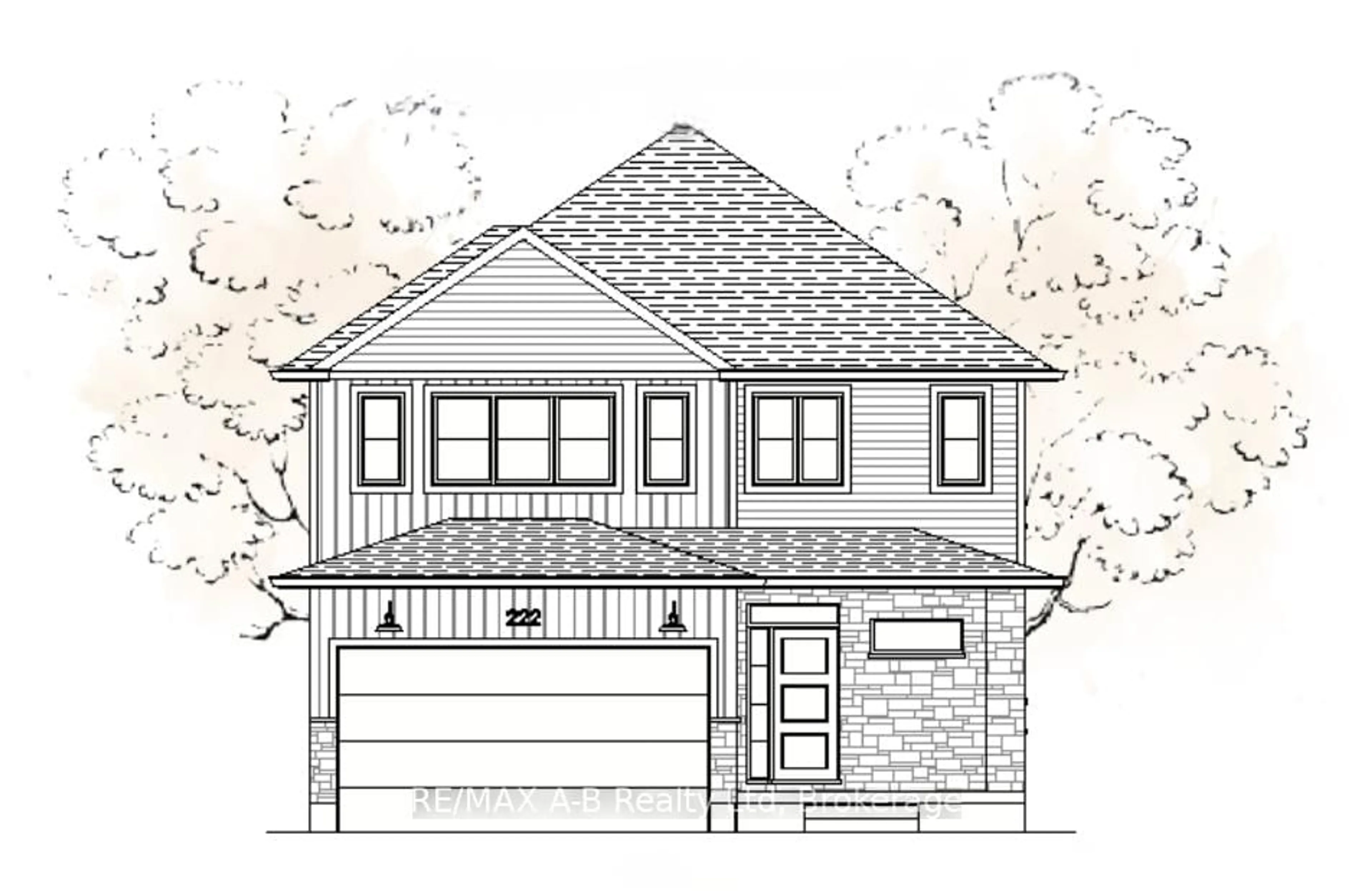 Home with brick exterior material, building for Lot 39 108 Dempsey Dr, Stratford Ontario N5A 0K5