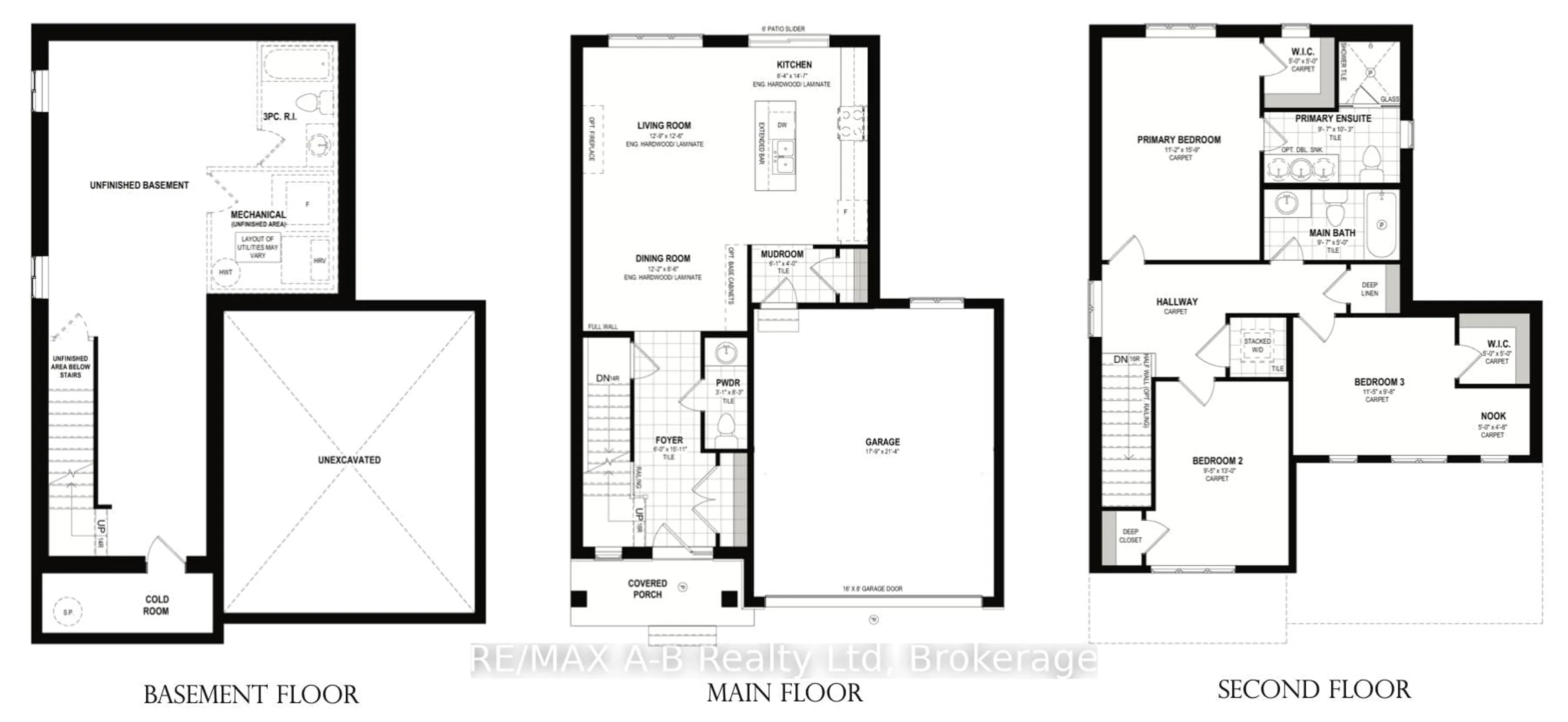 Floor plan for Lot 33 132 Dempsey Dr, Stratford Ontario N5A 0K5