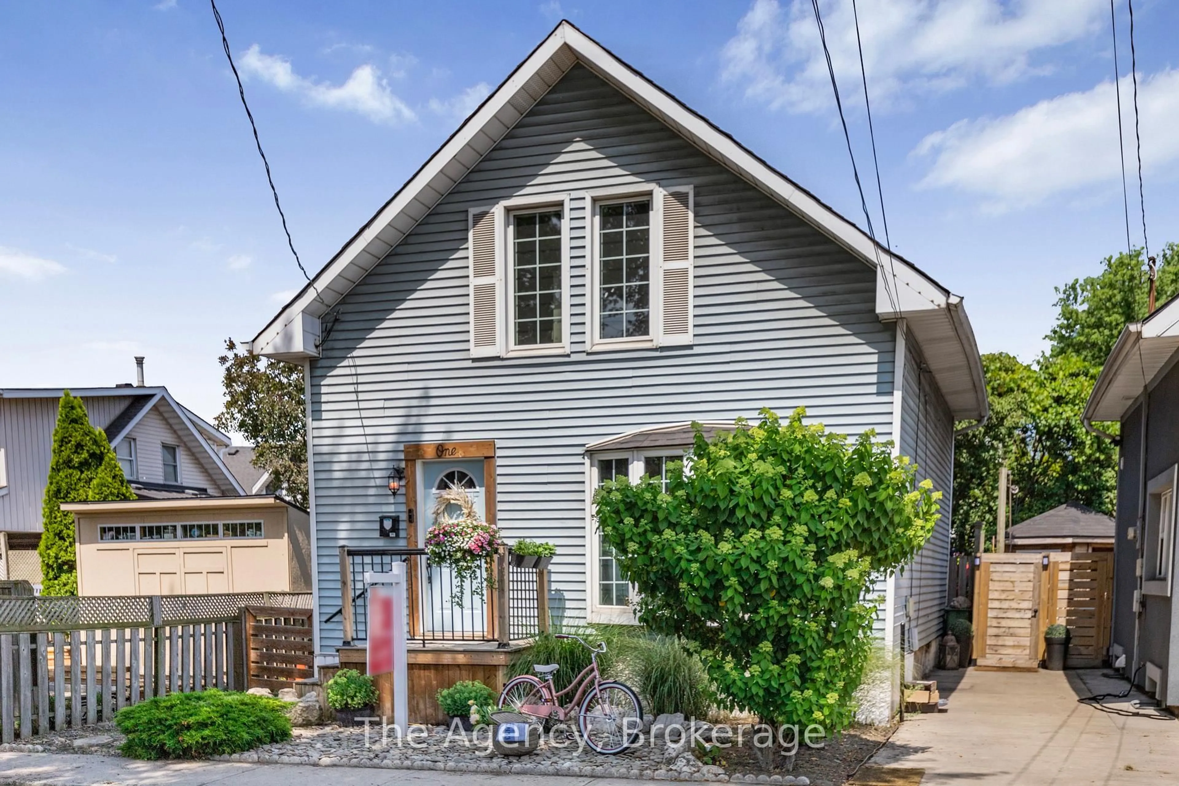 Home with vinyl exterior material, street for 1 Mareve Ave, Hamilton Ontario L8H 7A7