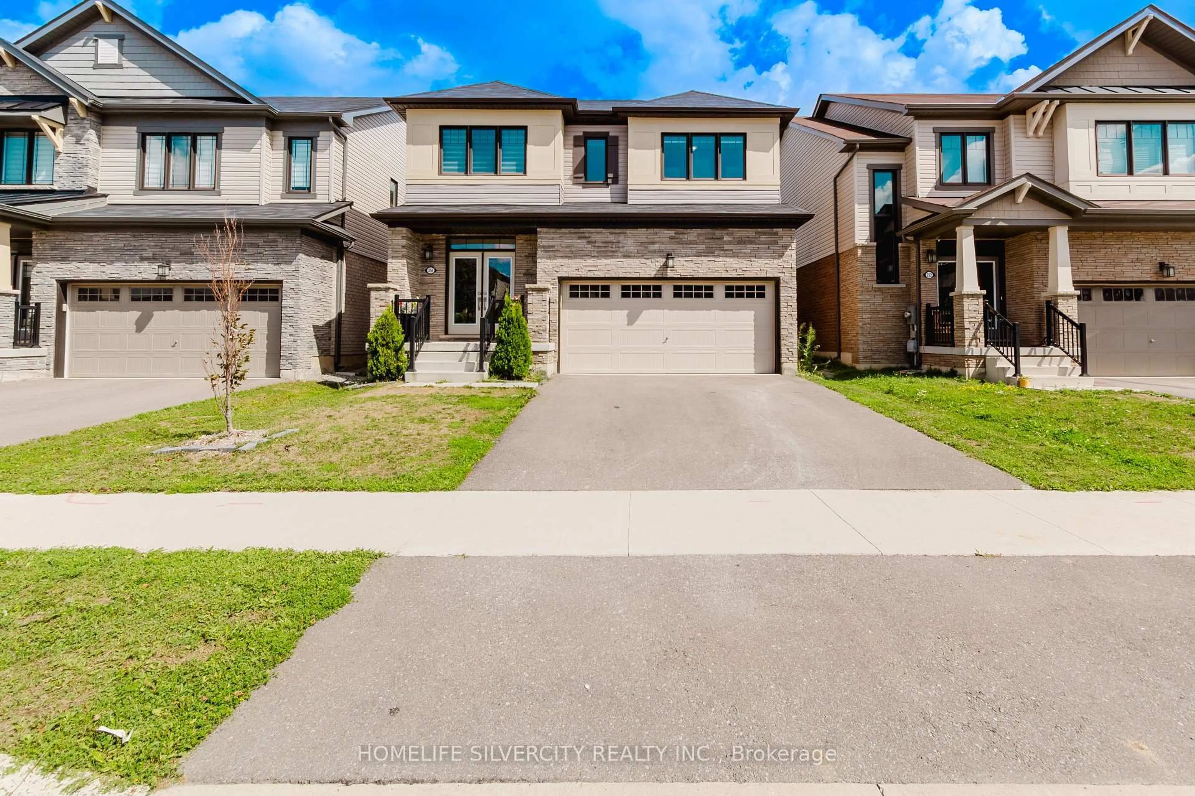 Home with brick exterior material, street for 256 Bedrock Dr, Hamilton Ontario L8J 0M2