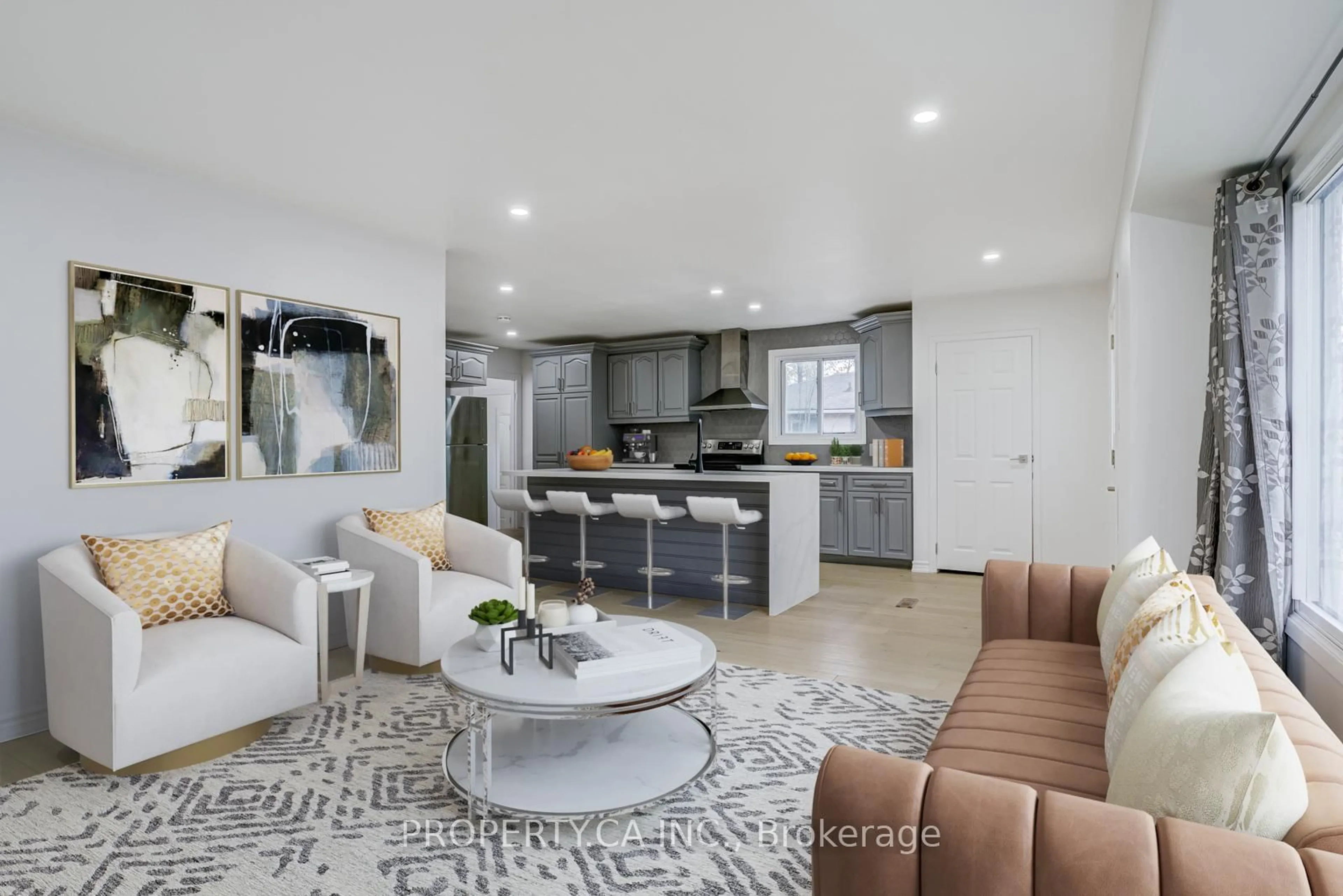 Open concept kitchen, ceramic/tile floor for 405 Washington Rd, Fort Erie Ontario L2A 4K5