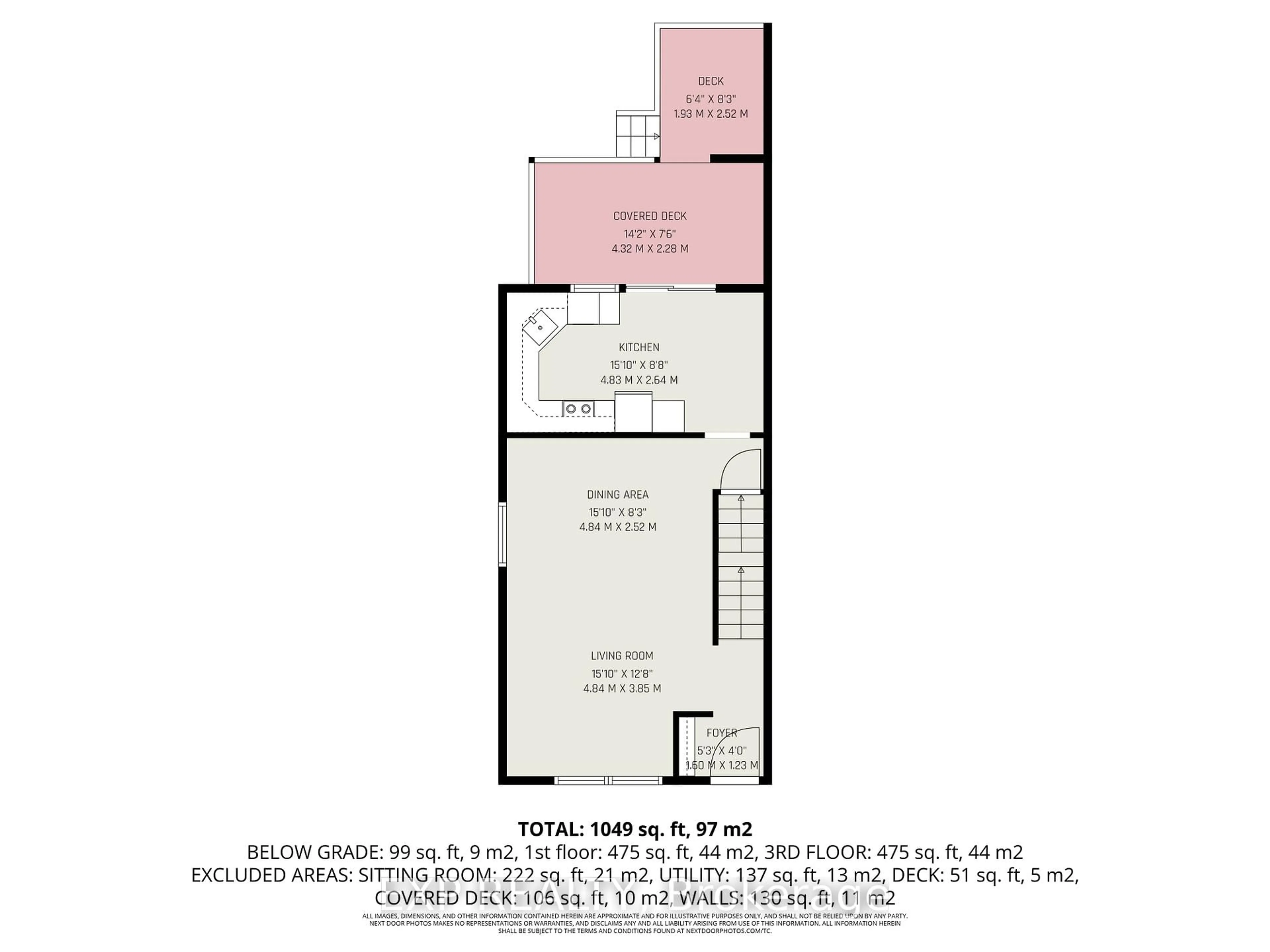 Floor plan for 329 DONALD St, Ottawa Ontario K1K 1M4
