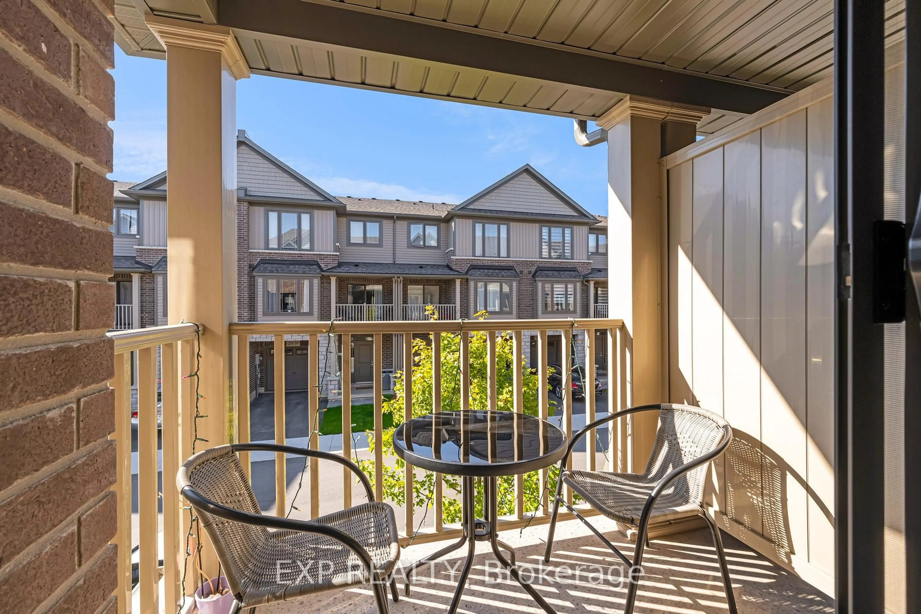 Patio, water/lake/river/ocean view for 19 Picardy Dr #15, Hamilton Ontario L8J 0M7