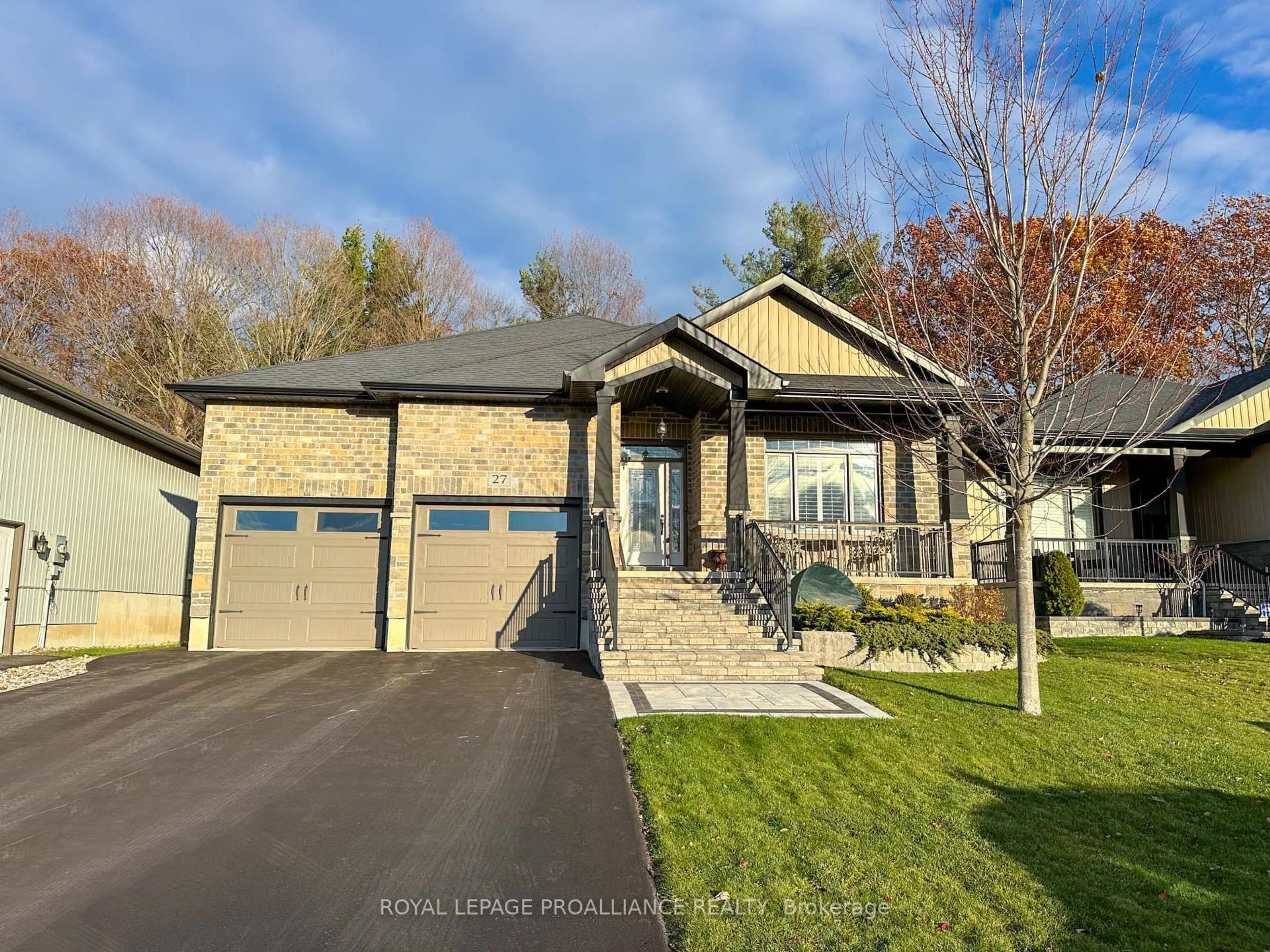 Home with brick exterior material, street for 27 Autumn Grve, Quinte West Ontario K8V 0G9