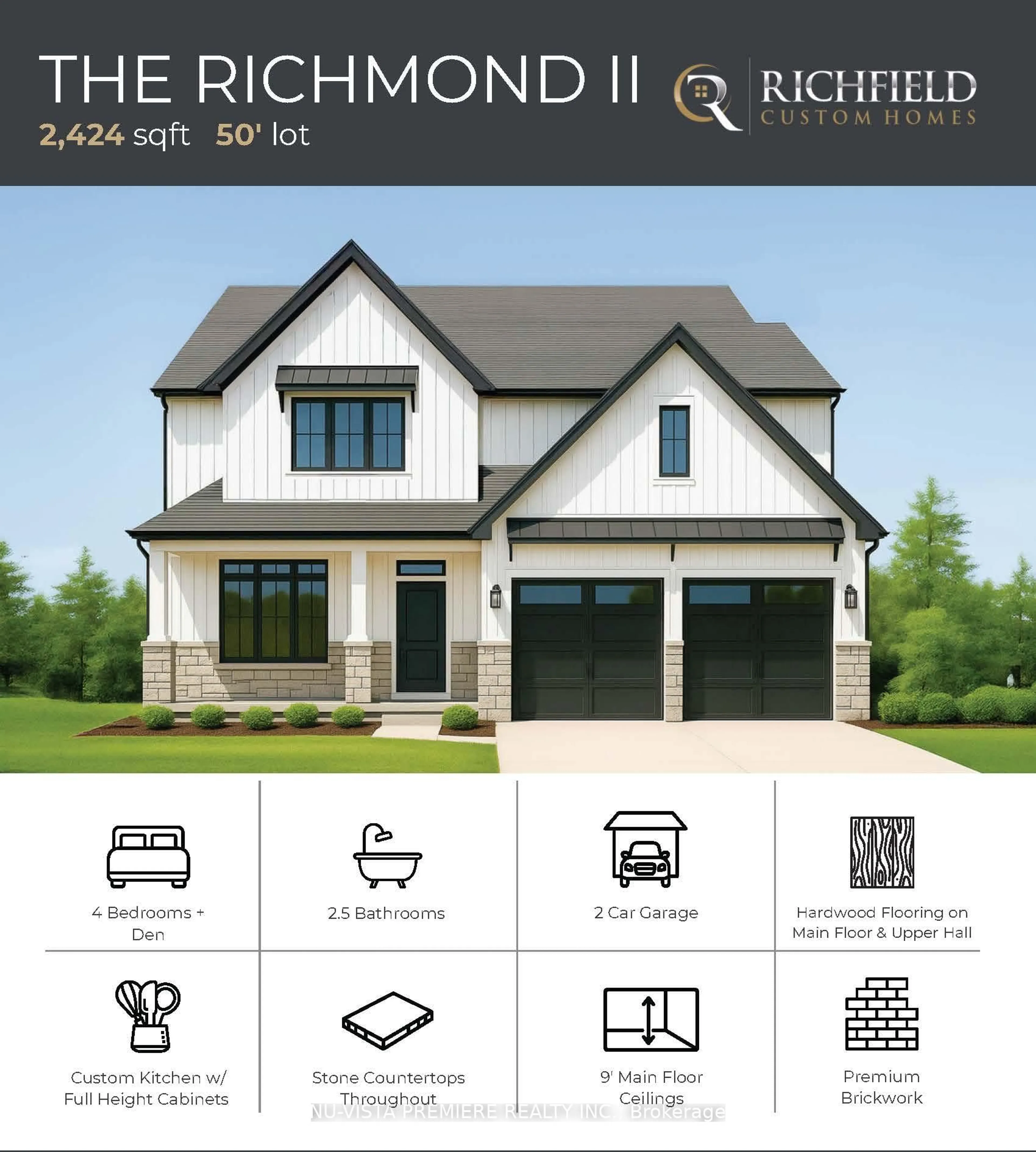 Home with brick exterior material, street for Lot 60 Harvest Lane, Thames Centre Ontario N0L 1G3