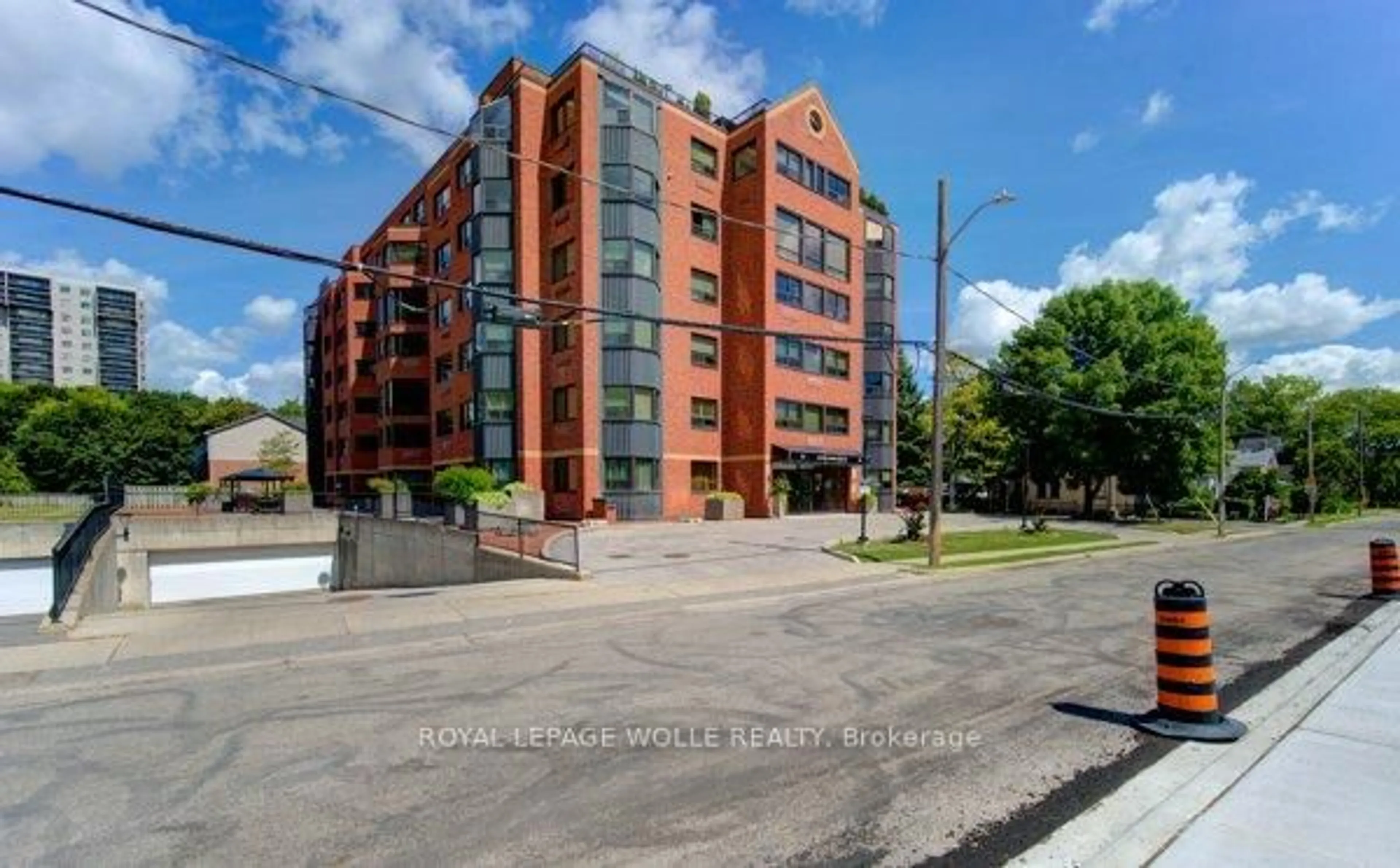A pic from outside/outdoor area/front of a property/back of a property/a pic from drone, building for 20 Ellen St #303, Kitchener Ontario N2H 6R7