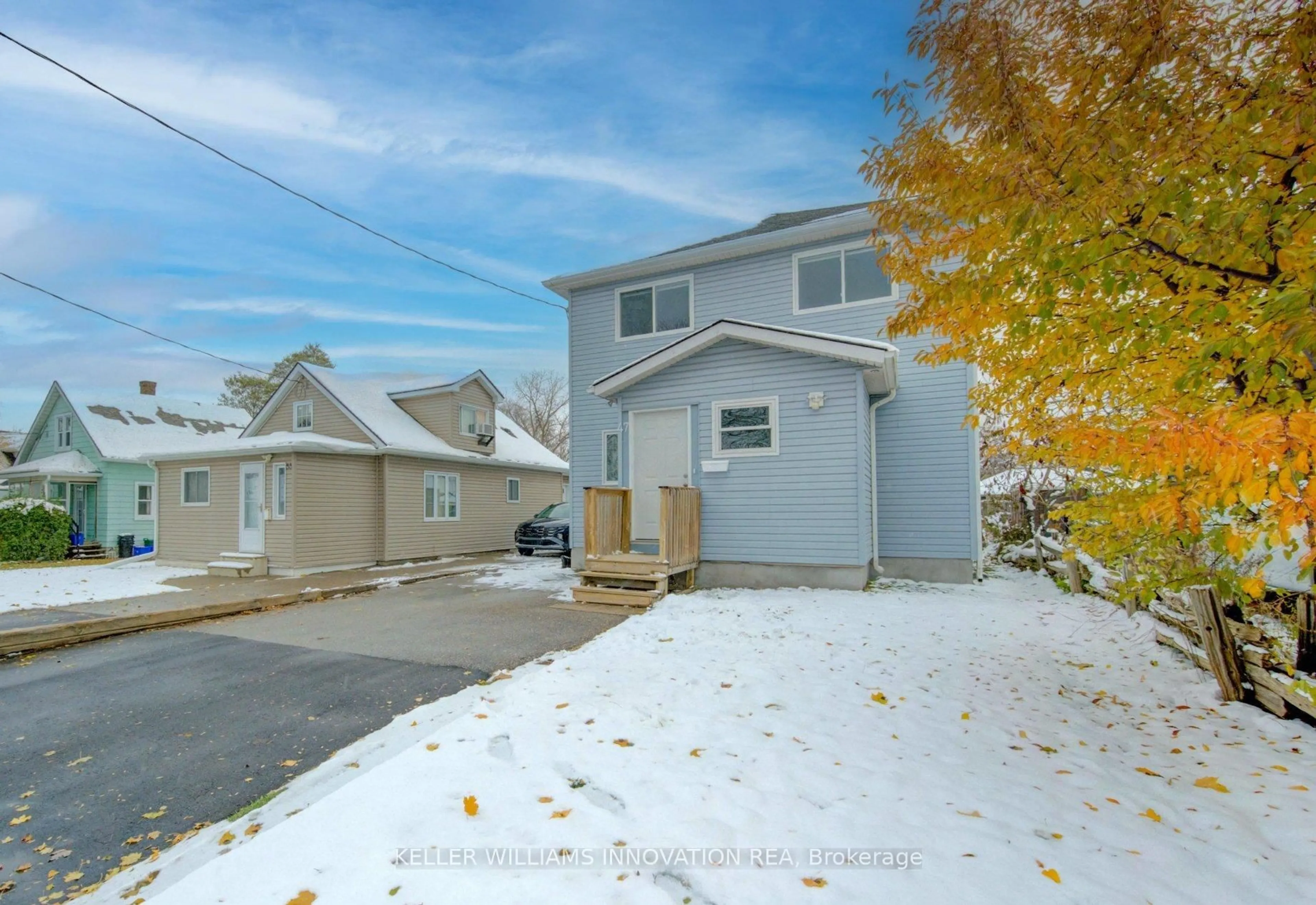 A pic from outside/outdoor area/front of a property/back of a property/a pic from drone, street for 47 Broadview Ave, Kitchener Ontario N2A 1X8
