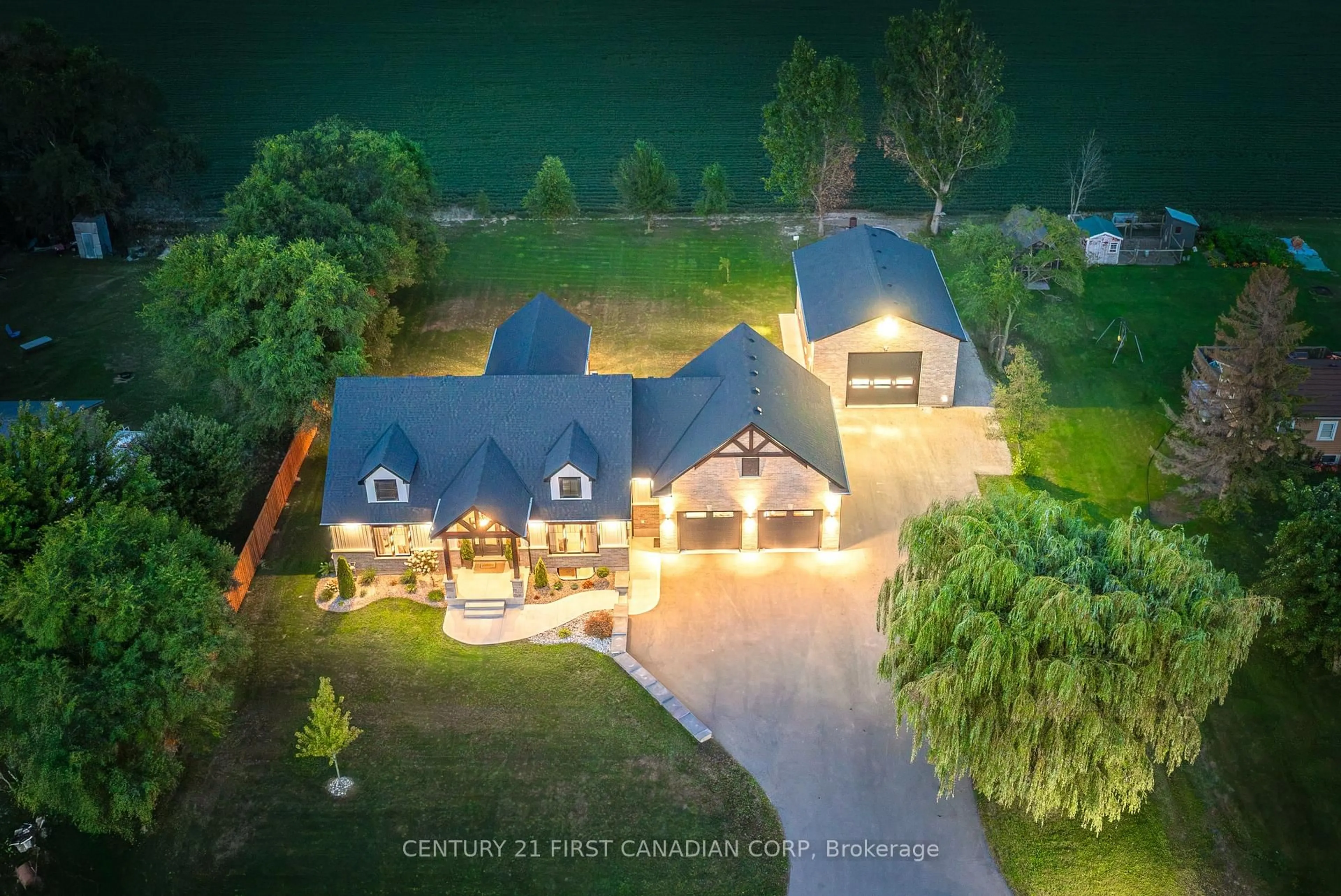 A pic from outside/outdoor area/front of a property/back of a property/a pic from drone, unknown for 8848 Walker Rd, Malahide Ontario N5H 2R1