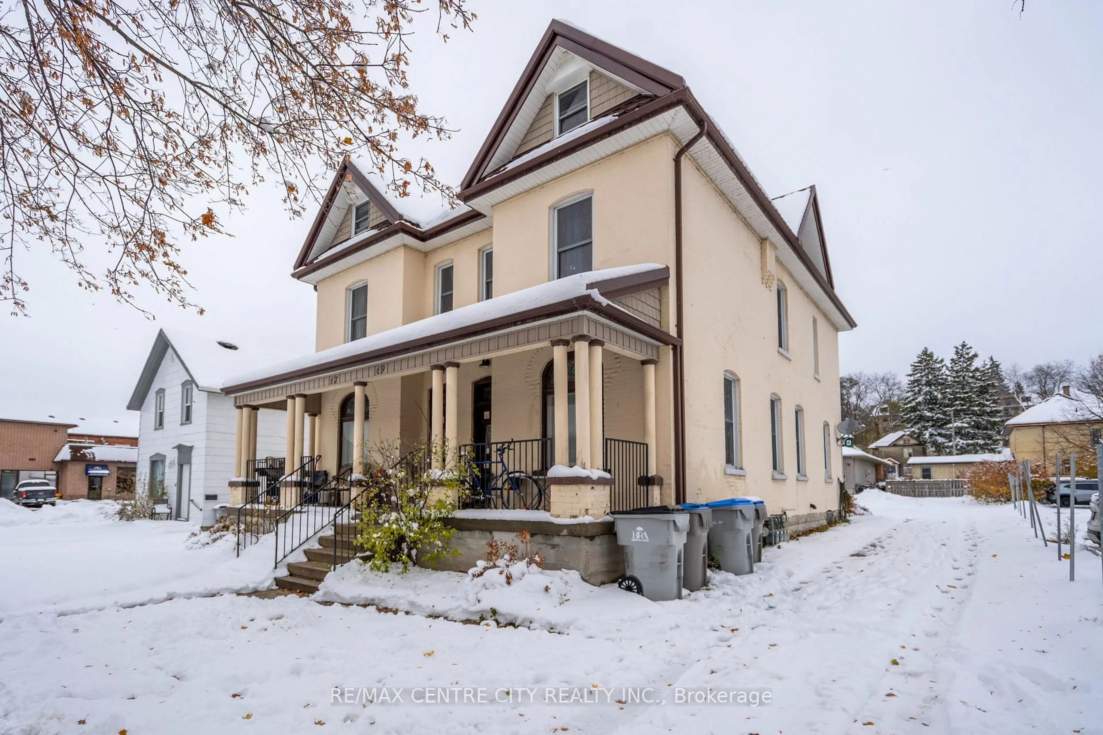 Home with brick exterior material, street for 69 Watert St, St. Marys Ontario N4X 1A3