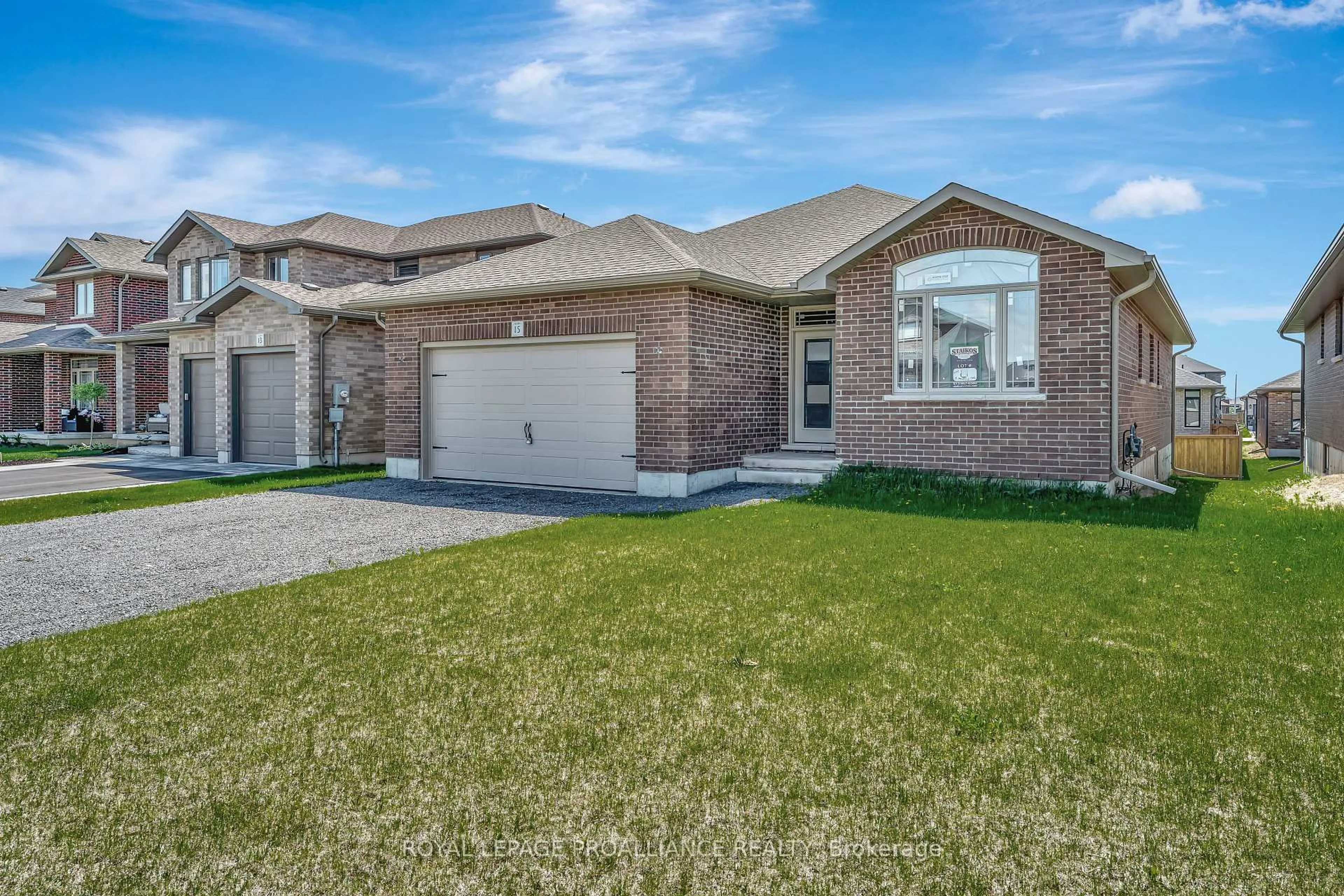 Home with brick exterior material, street for 15 Andrew Cres, Quinte West Ontario K8V 0K1