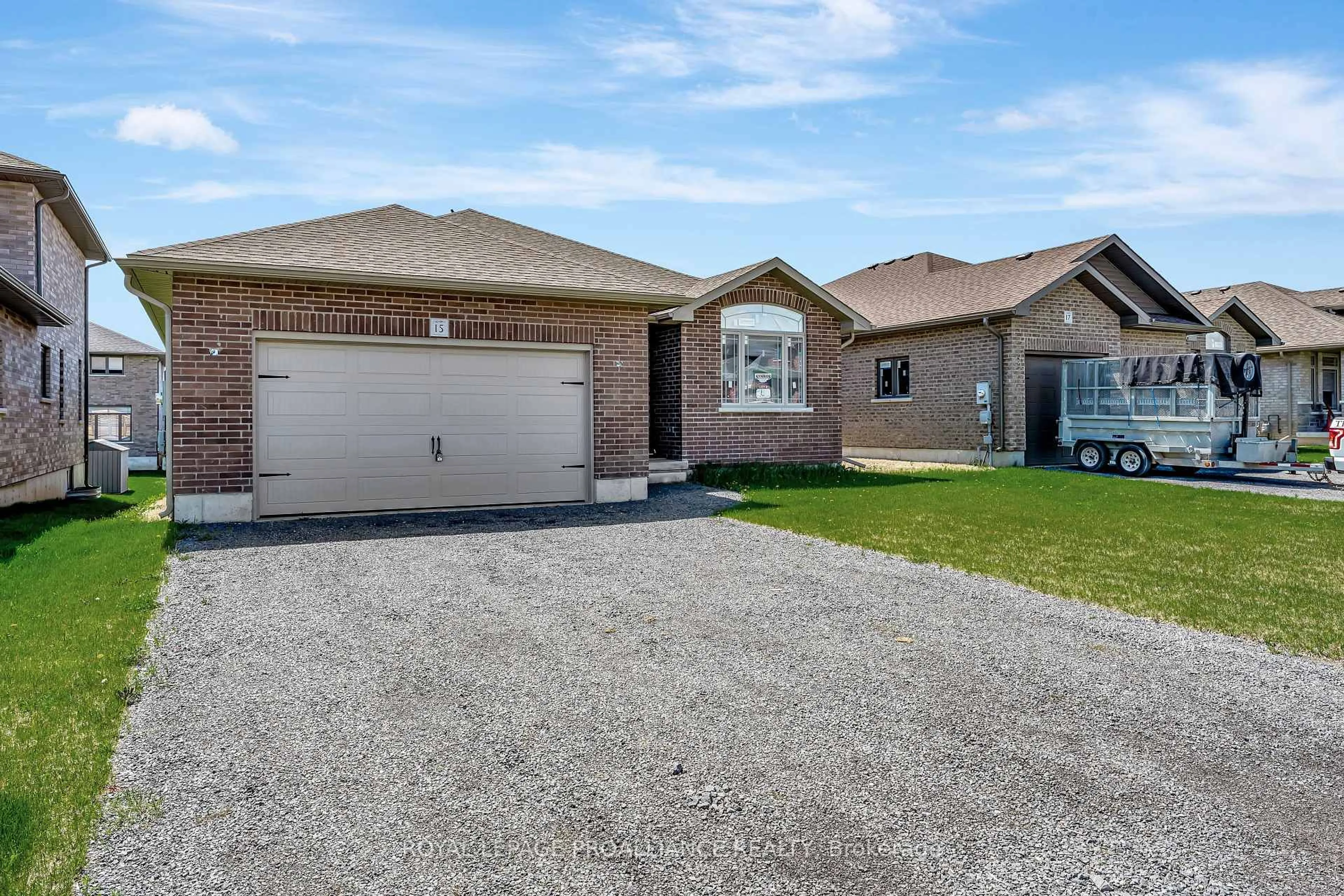 Home with brick exterior material, street for 15 Andrew Cres, Quinte West Ontario K8V 0K1