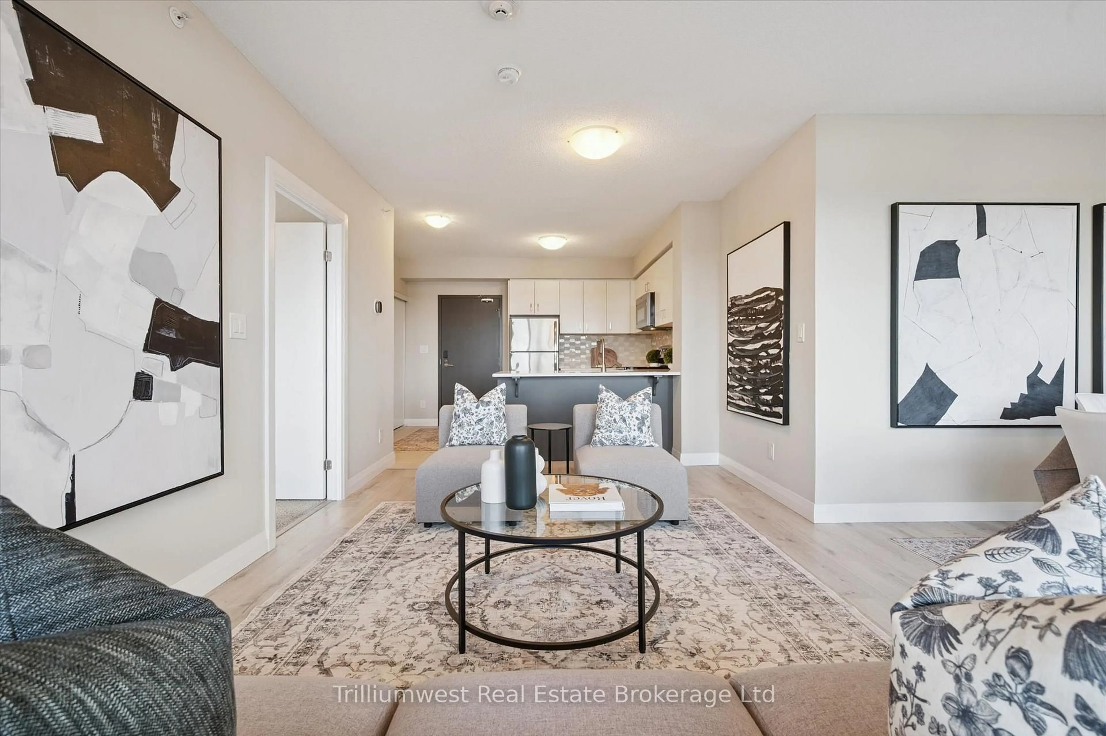 Living room with furniture, unknown for 53 Arthur St #612, Guelph Ontario N1E 0P5