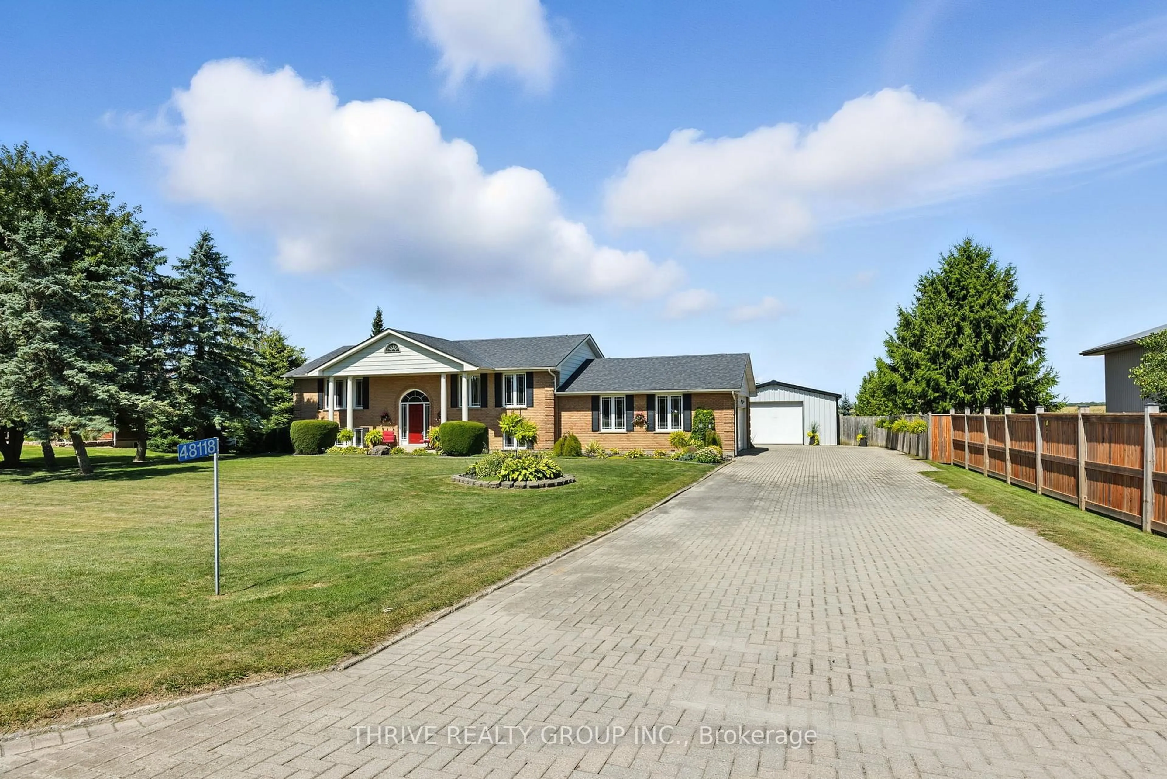 A pic from outside/outdoor area/front of a property/back of a property/a pic from drone, street for 48118 Ron Mcneil Line, Malahide Ontario N5H 2R6
